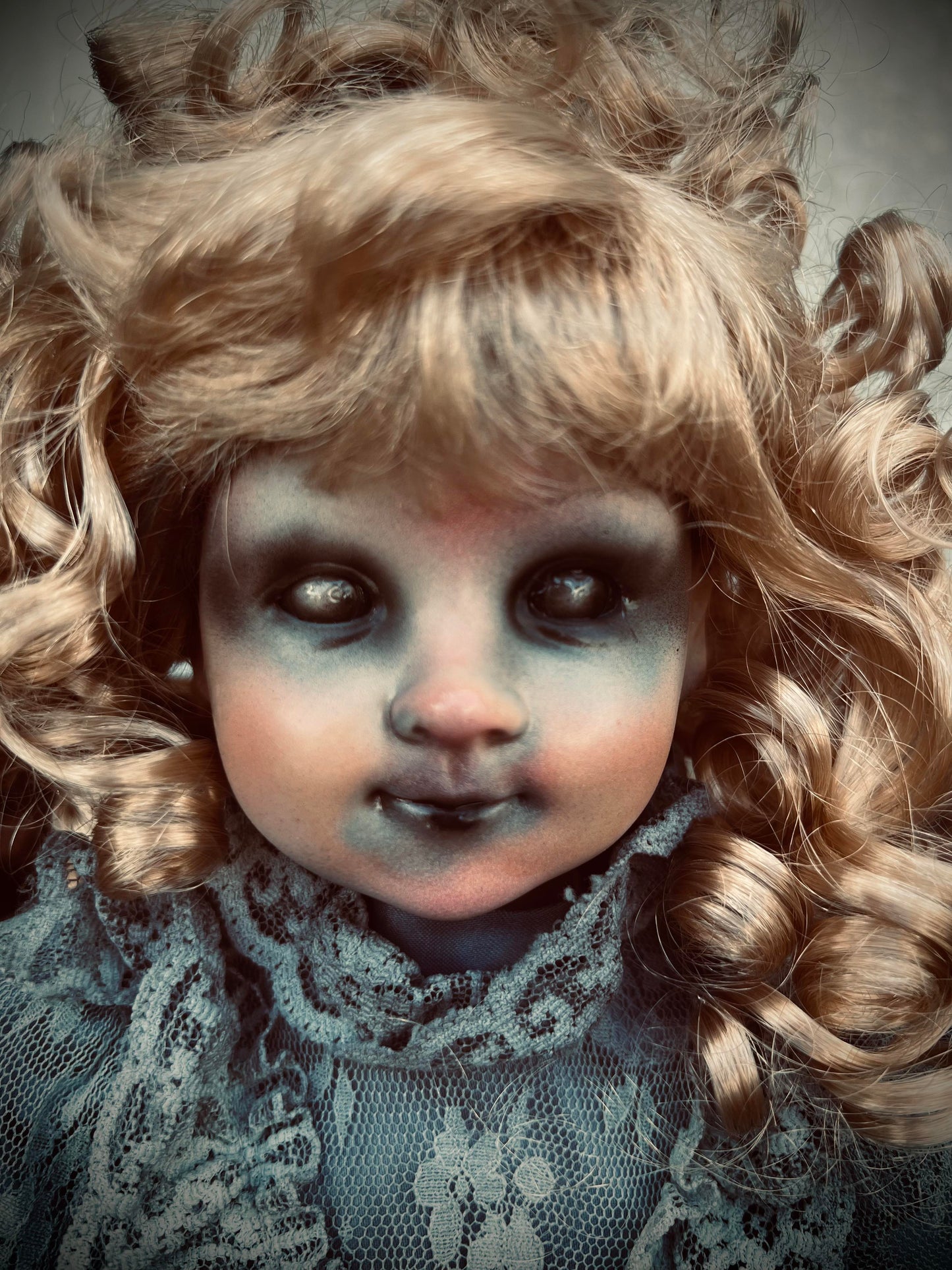 Meet Calene 18" Doll Porcelain Witchy Creepy Haunted Spirit Infected Scary Poltergeist Spooky Zombie Possessed Fall Gothic Positive Energy