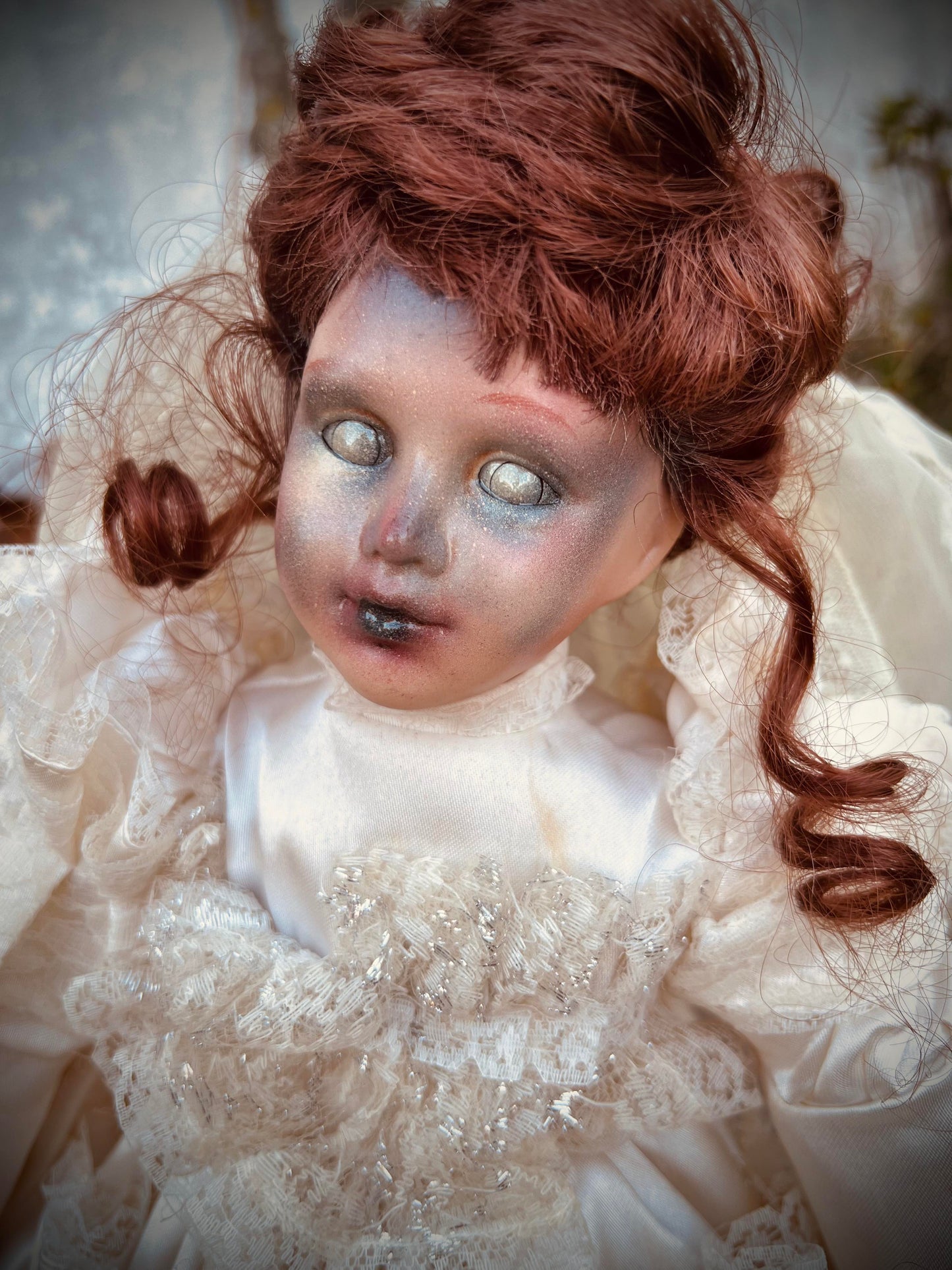 Meet Eleanor 18" Doll Porcelain Deadly Undead Bride Witchy Creepy Haunted Spirit Infected Scary Poltergeist Spooky Zombie Possessed Gothic