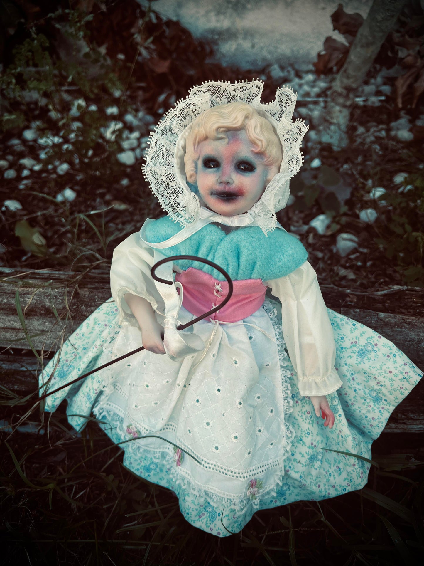 Meet Henrietta 14 " Doll Porcelain Witchy Creepy Haunted Spirit Infected Fairytale Poltergeist Spooky Zombie Possessed Fall Gothic