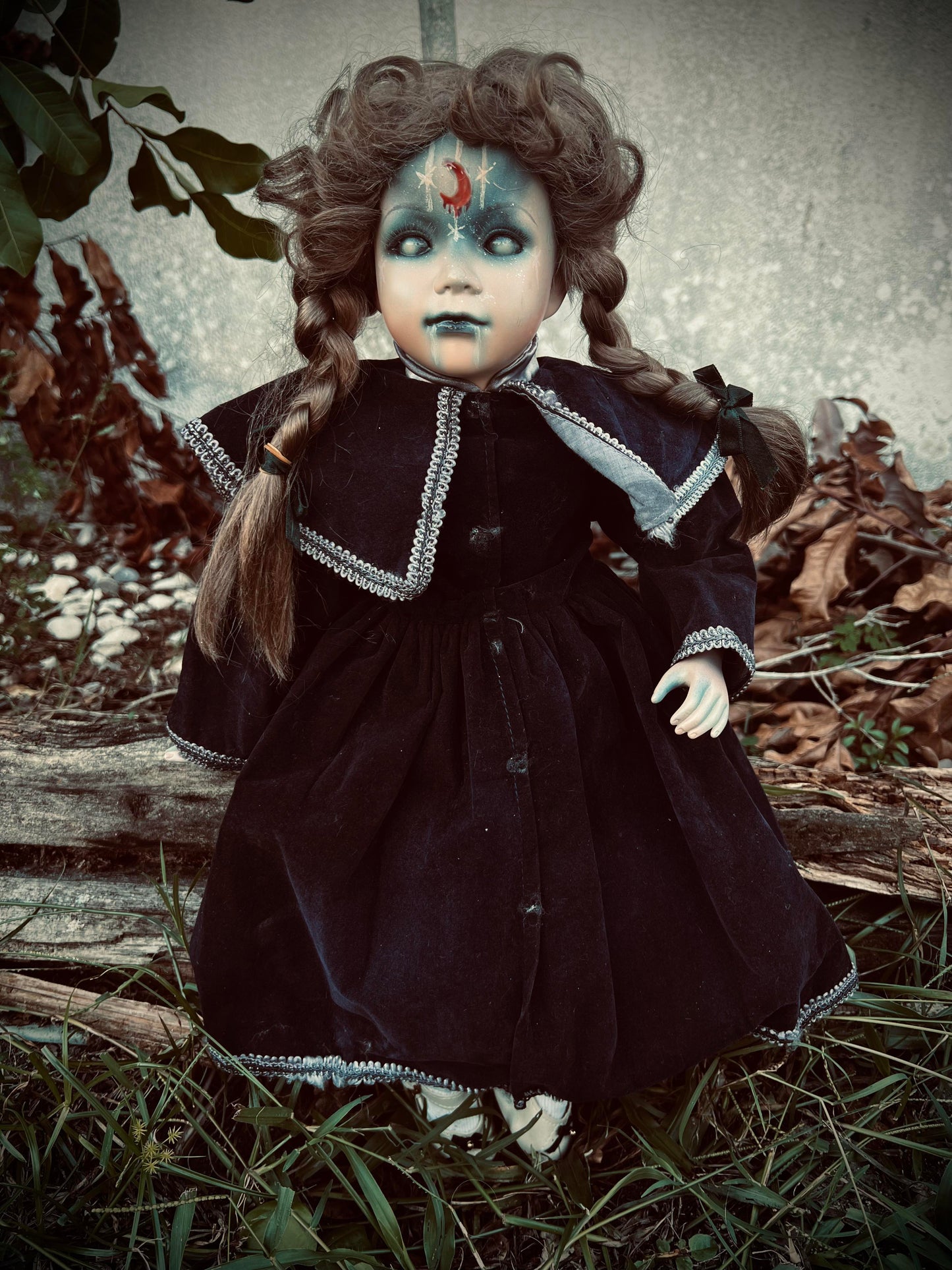 Meet Judith 19" Doll Porcelain Witchy Creepy Haunted Spirit Infected Scary Poltergeist Spooky Possessed Fall Gothic Positive Energy Coven