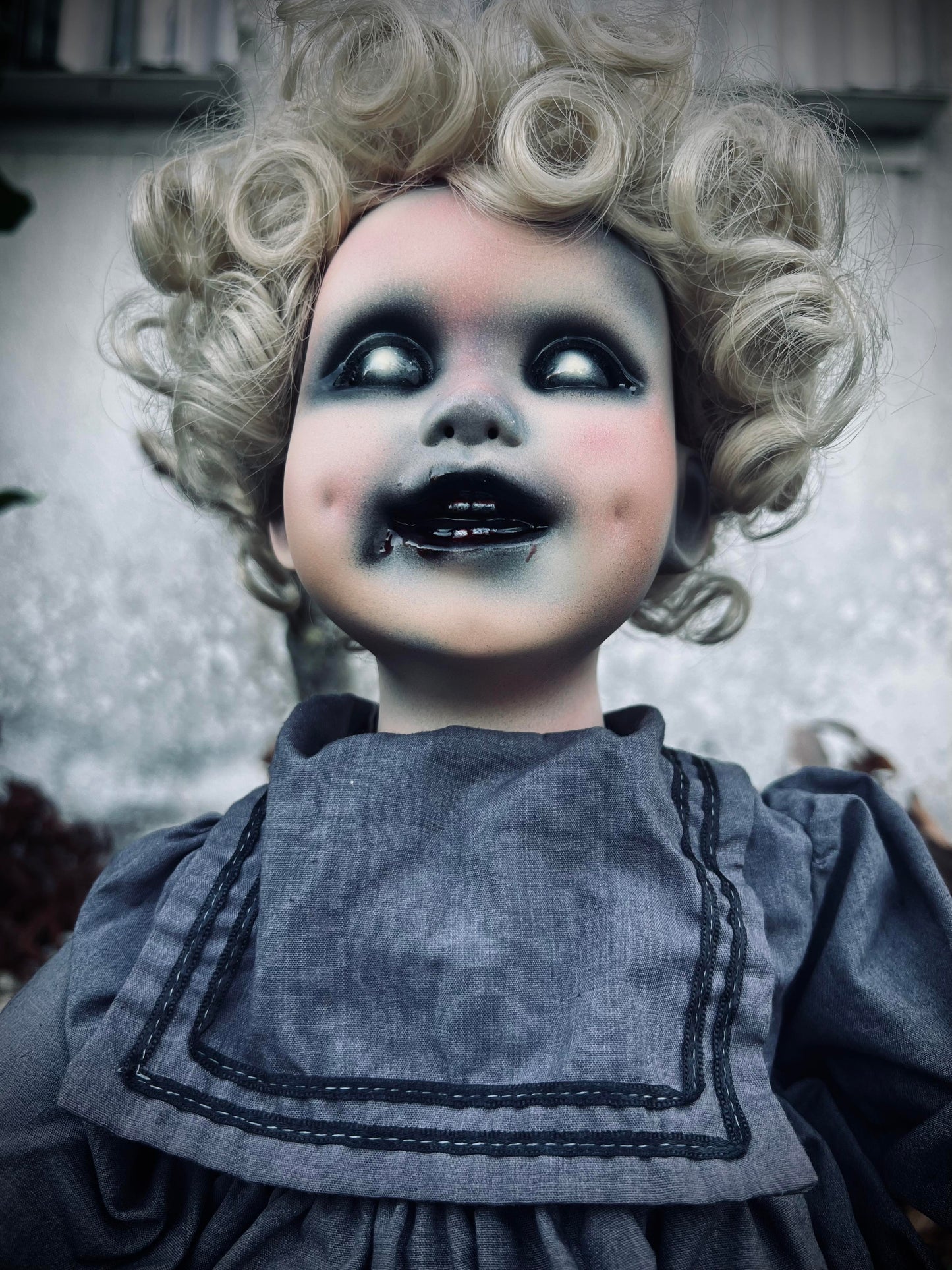 Meet Frances 22" Doll Porcelain Witchy Creepy Haunted Spirit Infected Scary Spooky Zombie Possessed Fall Gothic Positive Energy