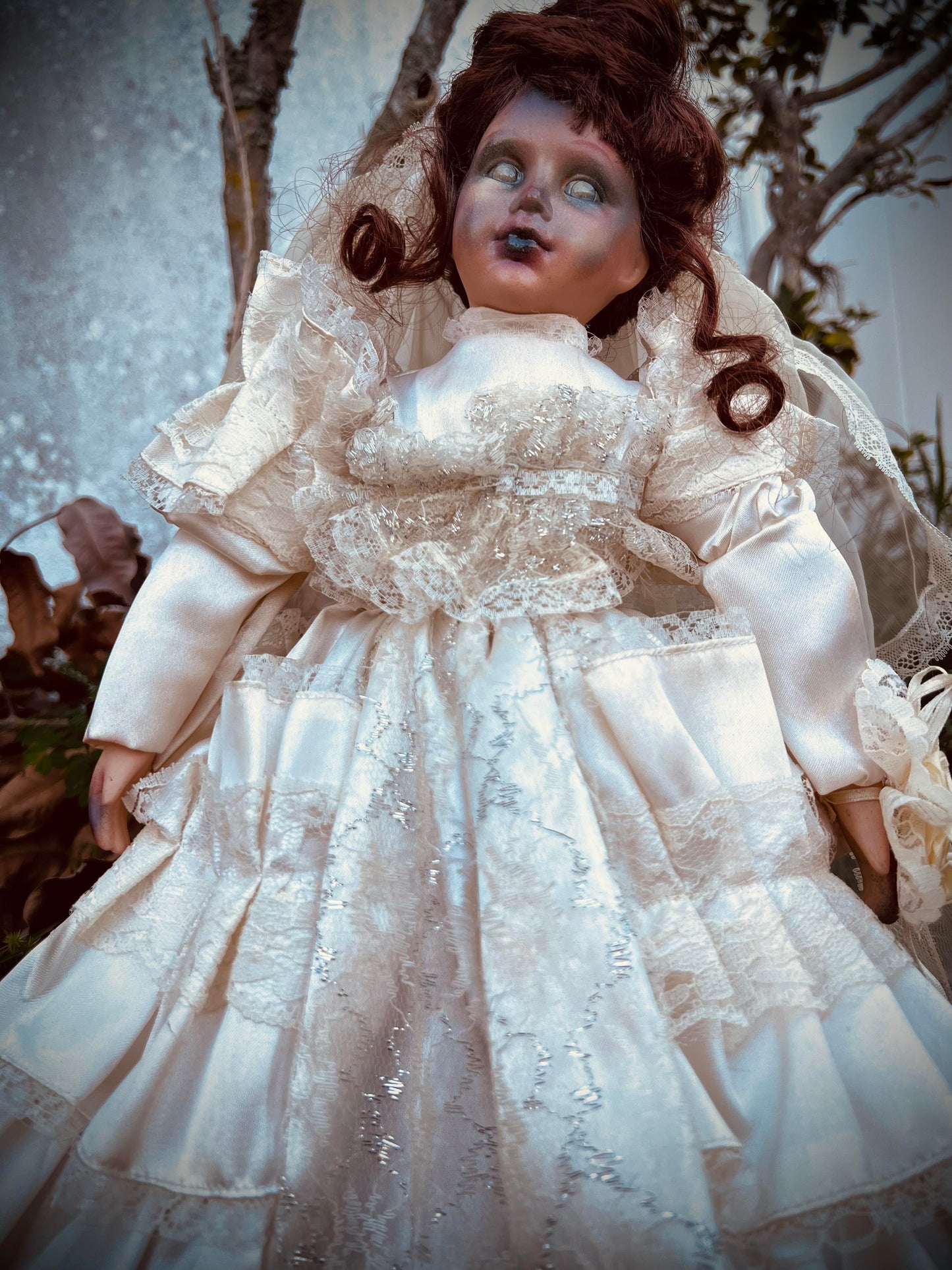 Meet Eleanor 18" Doll Porcelain Deadly Undead Bride Witchy Creepy Haunted Spirit Infected Scary Poltergeist Spooky Zombie Possessed Gothic