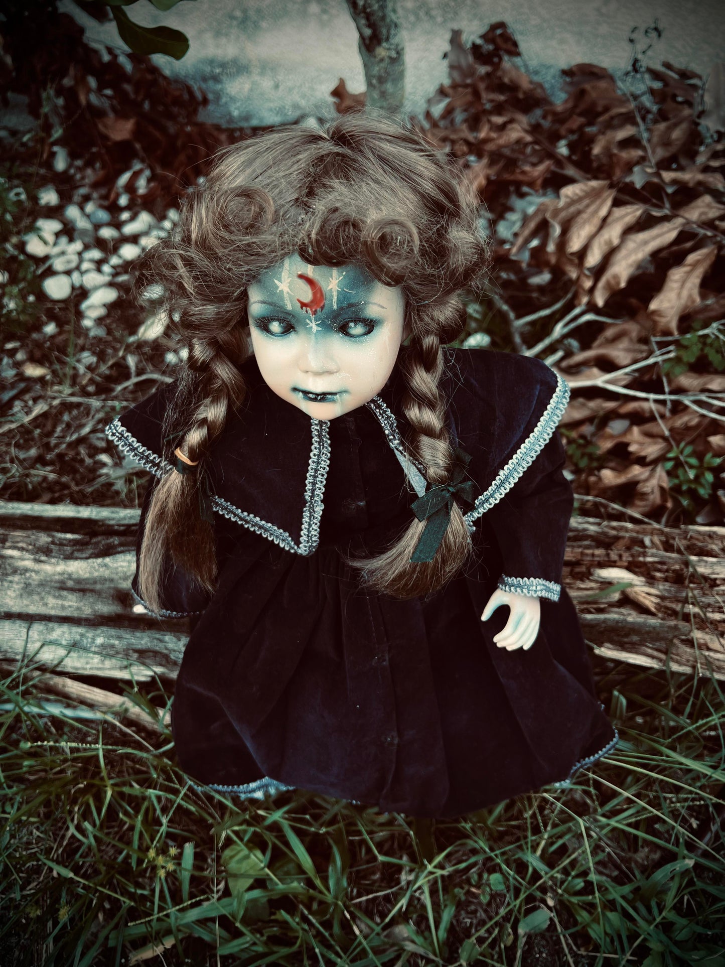 Meet Judith 19" Doll Porcelain Witchy Creepy Haunted Spirit Infected Scary Poltergeist Spooky Possessed Fall Gothic Positive Energy Coven