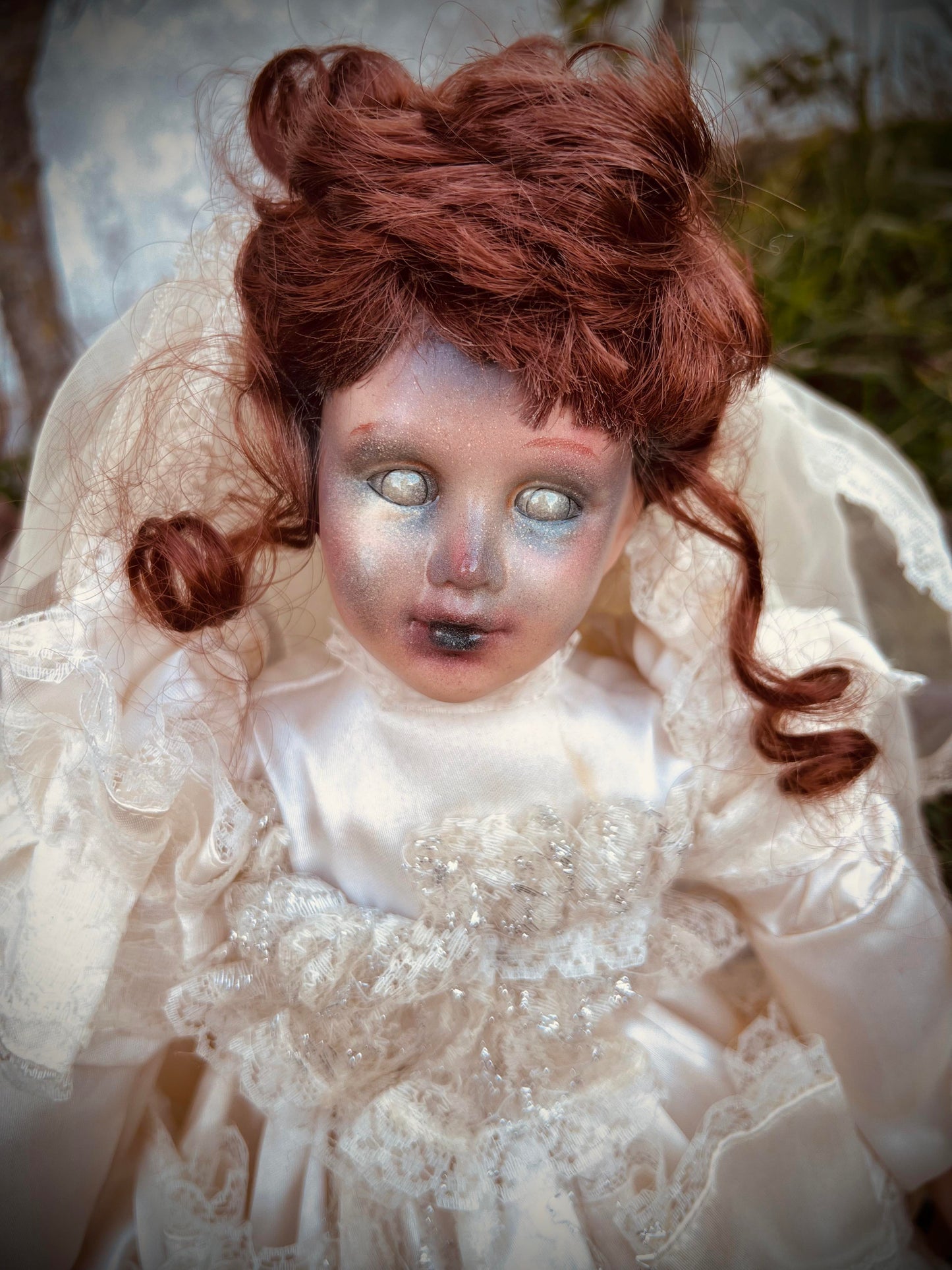 Meet Eleanor 18" Doll Porcelain Deadly Undead Bride Witchy Creepy Haunted Spirit Infected Scary Poltergeist Spooky Zombie Possessed Gothic