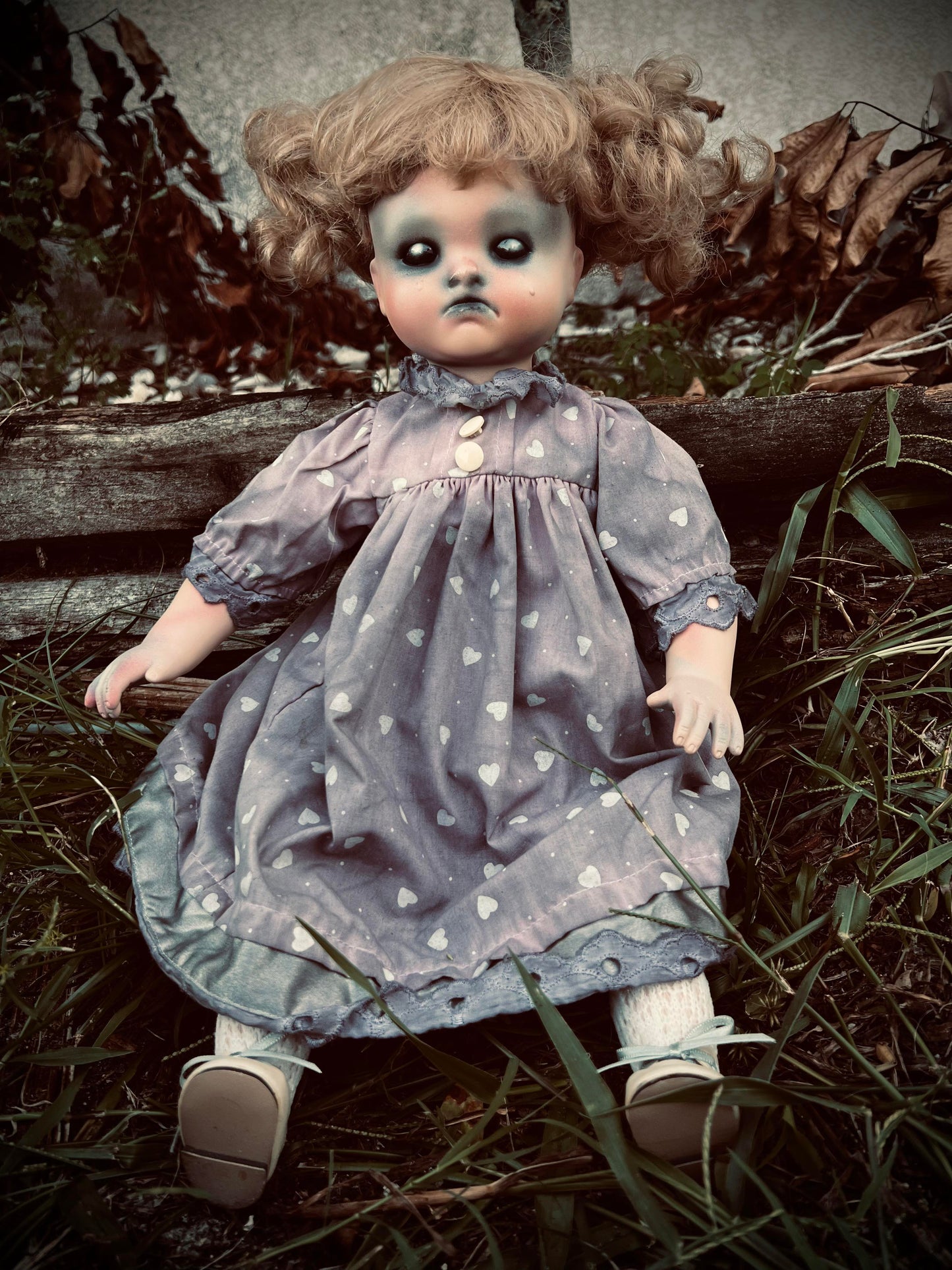 Meet Laurel 18" Doll Porcelain Witchy Creepy Haunted Spirit Infected Scary Spooky Zombie Possessed Fall Gothic Positive Energy