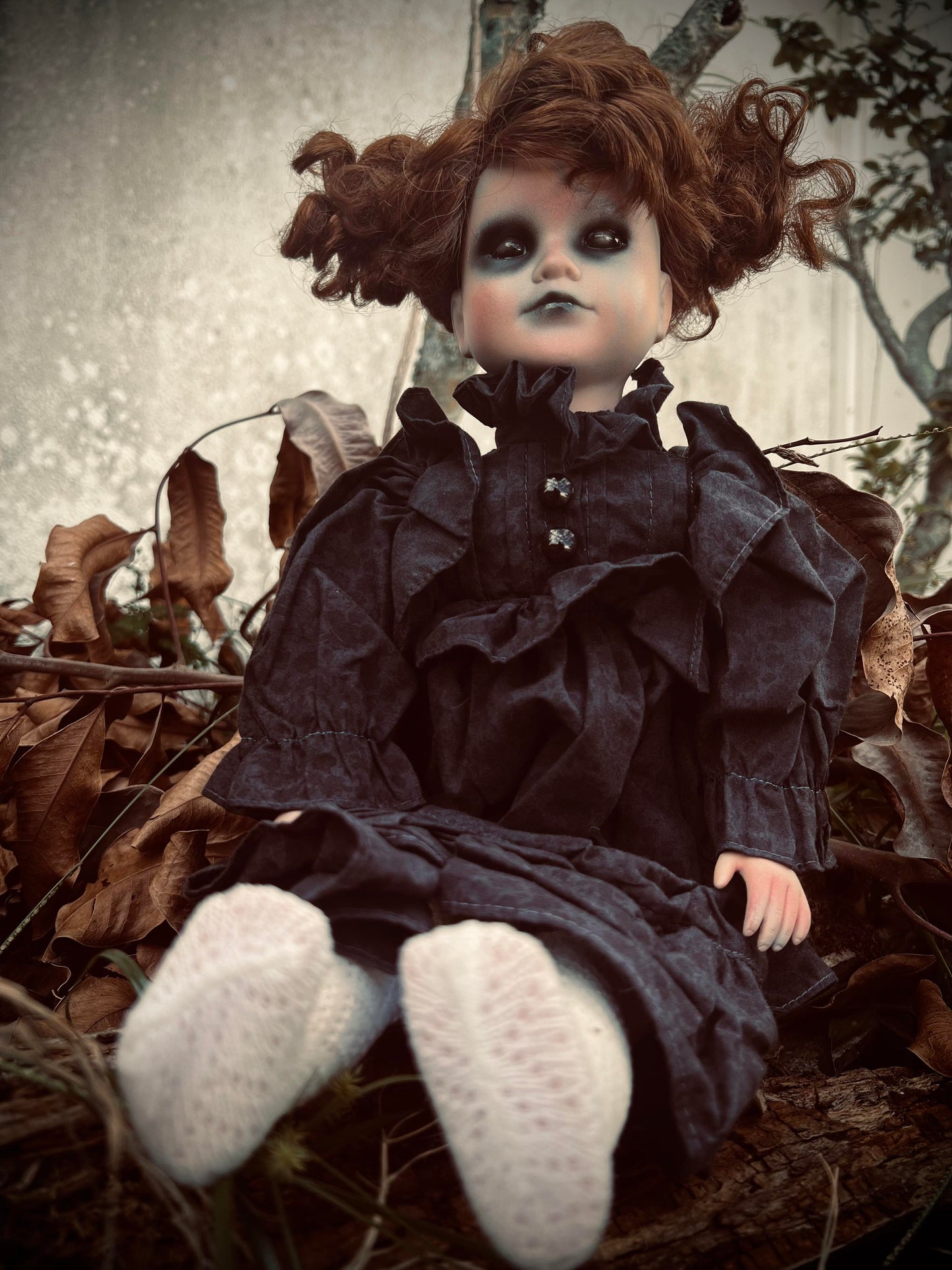 Meet Ada 16" Doll Porcelain Witchy Creepy Haunted Spirit Infected Scary Poltergeist Spooky Zombie Possessed Fall Gothic Positive Energy