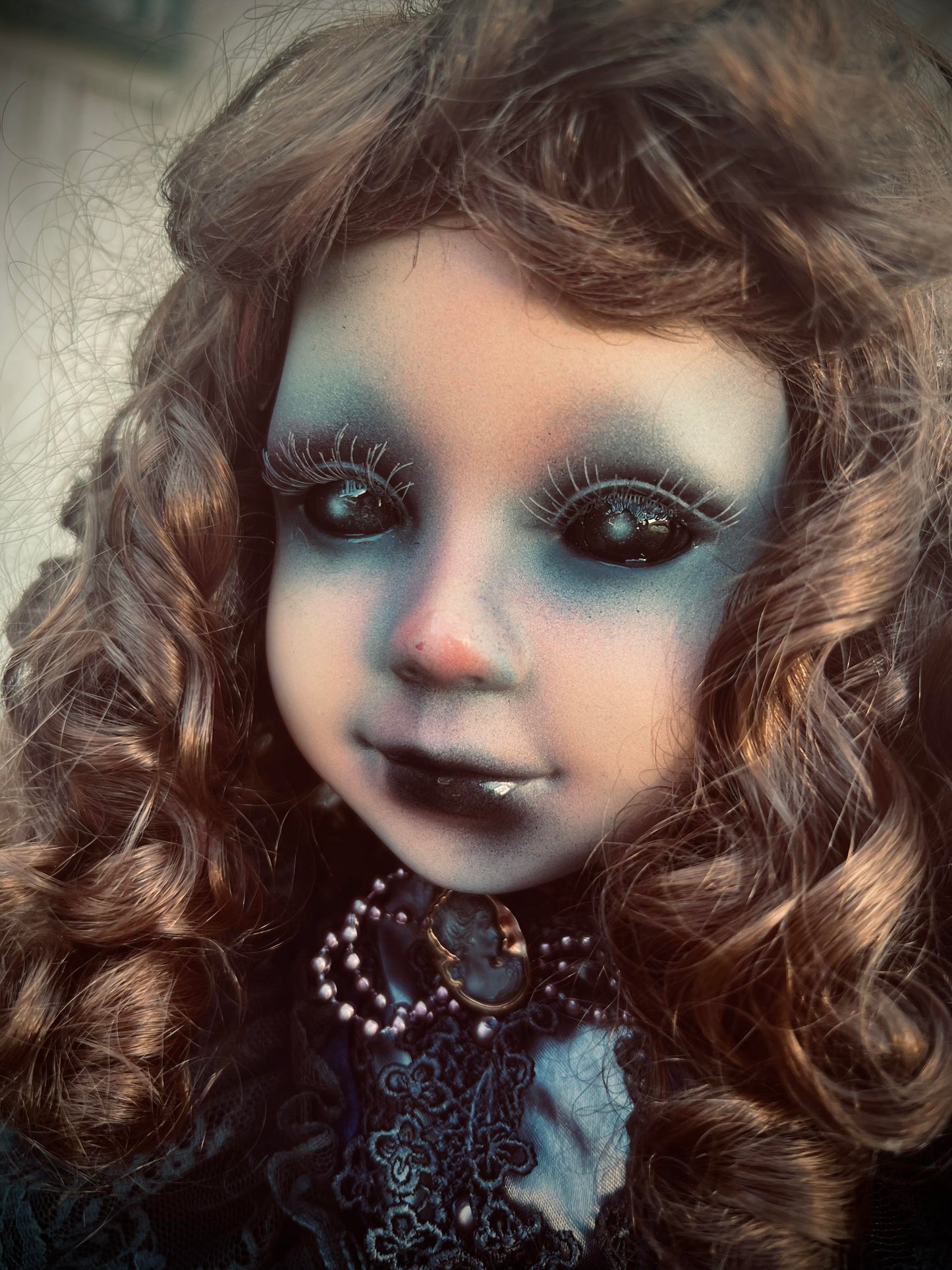Meet Leola 25" Doll Porcelain Witchy Creepy Haunted Spirit Infected Scary Poltergeist Spooky Zombie Possessed Fall Gothic Positive Energy