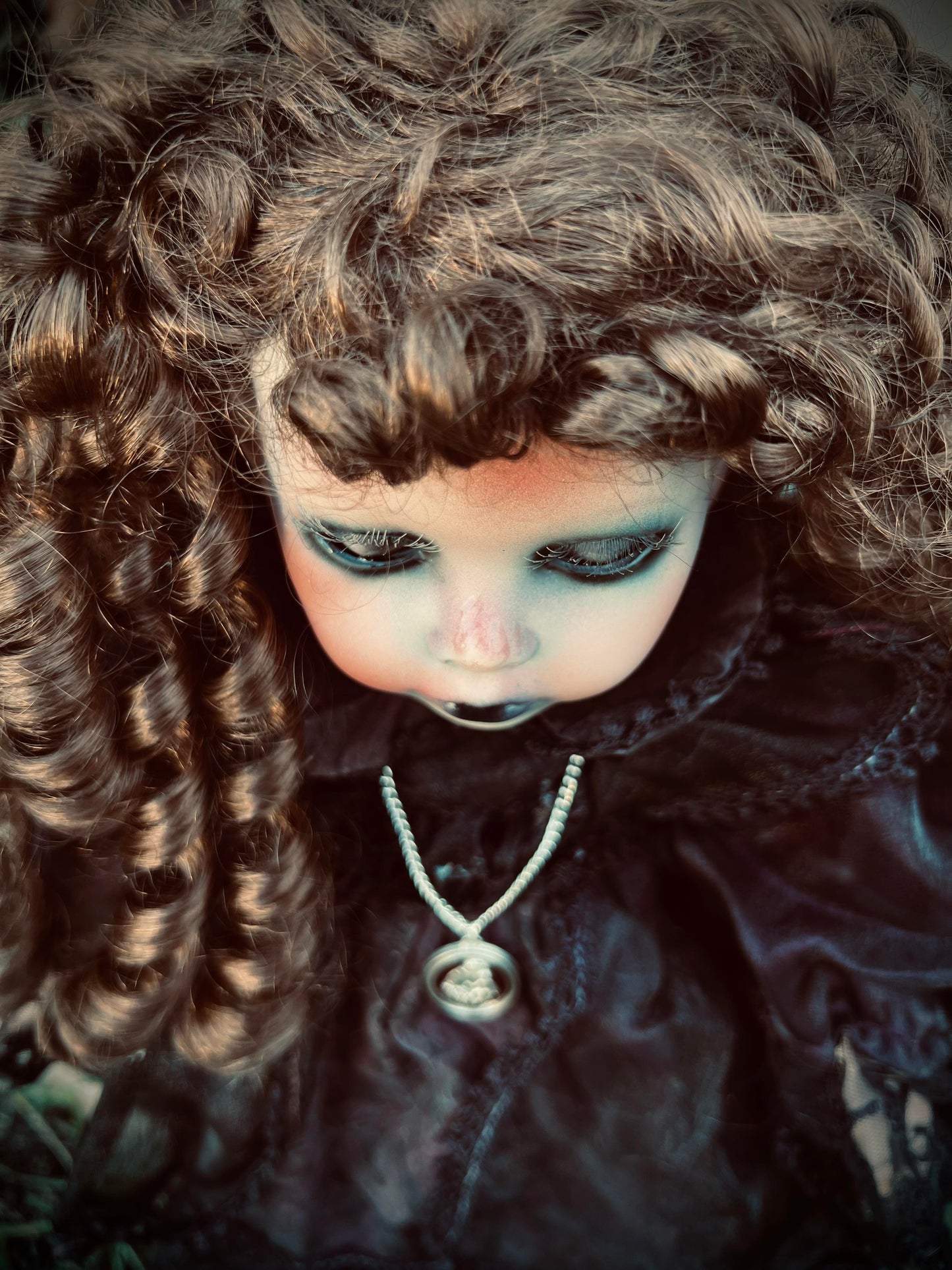 Meet Natalie 18" Doll Porcelain Witchy Creepy Haunted Spirit Infected Scary Poltergeist Spooky Zombie Possessed Fall Gothic Positive Energy