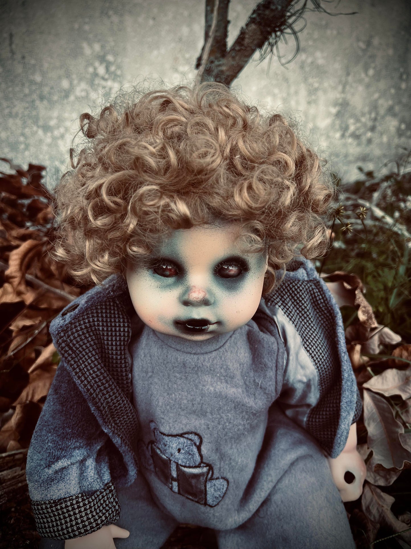 Meet Dallas 22 " Doll Porcelain Witchy Creepy Haunted Spirit Infected Scary Spooky Zombie Possessed Fall Gothic Positive Energy