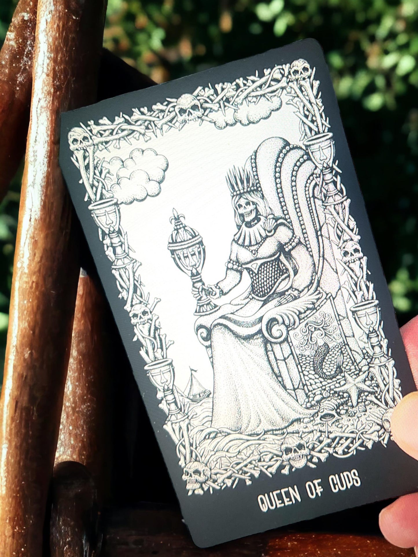 Skeleton Tarot 78 Hand Drawn Cards Deck Standard Edition Gift Idea Occult Wicca Spiritual Collectors