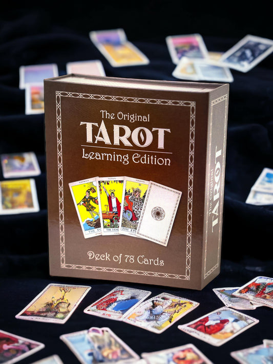 Original Tarot Cards learning edition 78 Deck of Cards Digitally Remastered Rider Waite Booklet Workbook Divination Pagan Witch Gift Idea