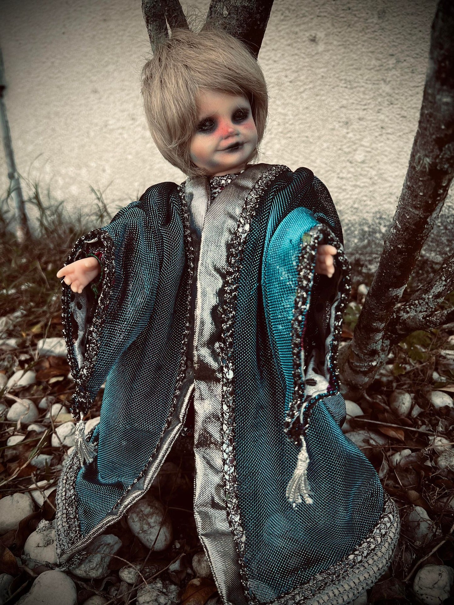 Meet Claudia 13" Doll Porcelain Witchy Creepy Haunted Spirit Infected Scary Poltergeist Spooky possessed Gothic Positive Gift Idea Vessel