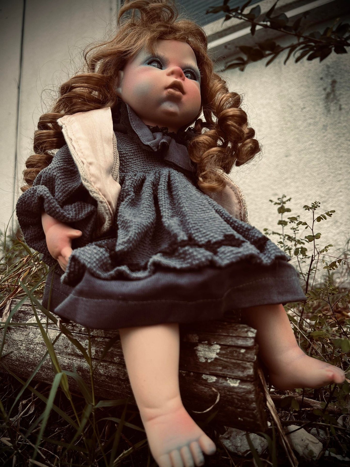 Meet Claudia 13" Doll Porcelain Witchy Creepy Haunted Spirit Infected Scary Poltergeist Spooky possessed Gothic Positive Gift Idea Vessel