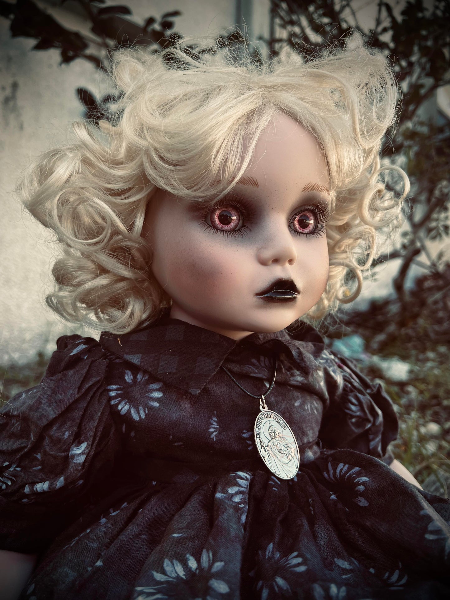 Meet Aurora 20" Doll Porcelain Witchy Creepy Haunted Spirit Infected Scary Spooky Zombie Possessed Gothic Positive Energy Gift Idea Oddity