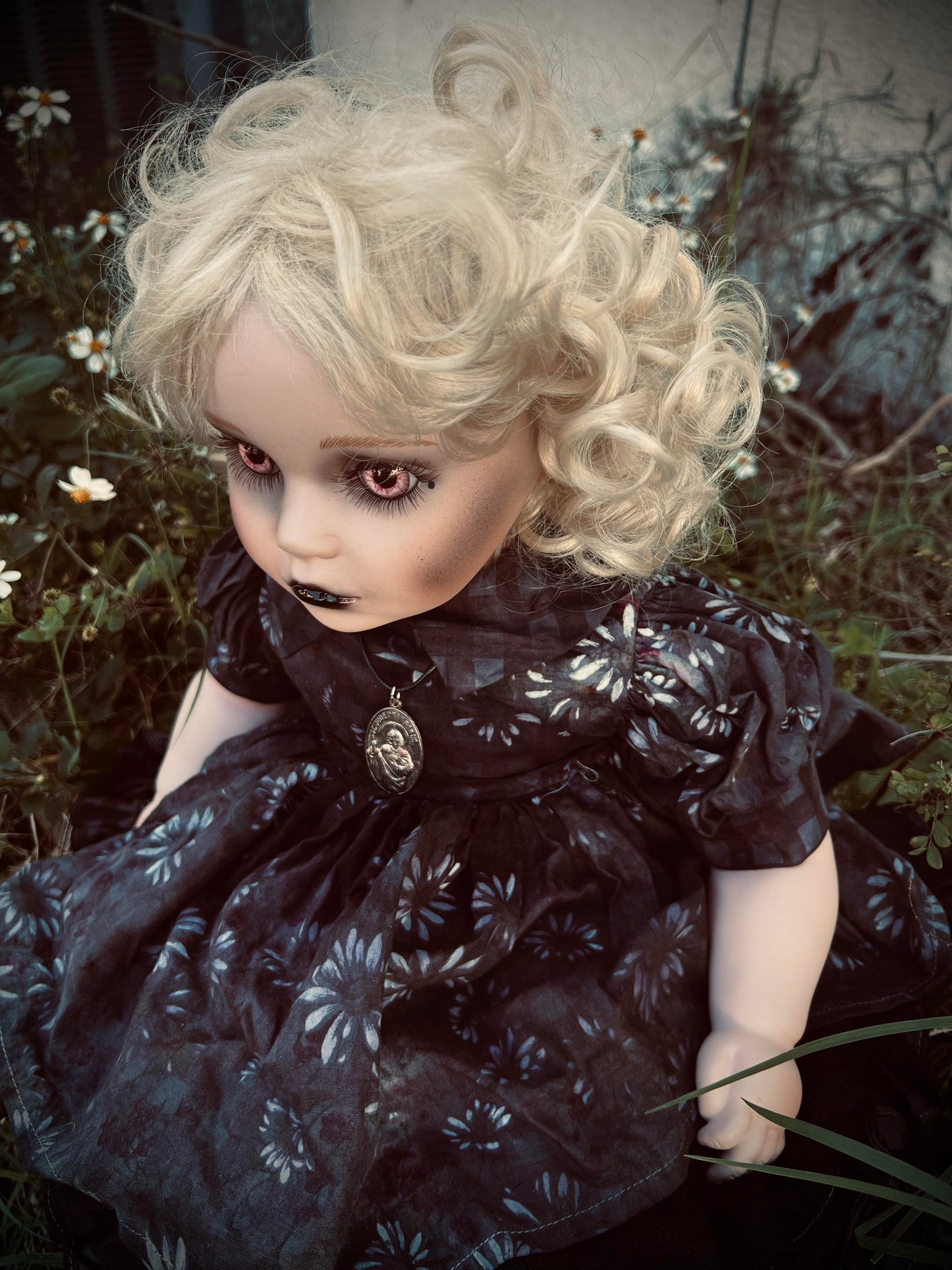 Meet Aurora 20" Doll Porcelain Witchy Creepy Haunted Spirit Infected Scary Spooky Zombie Possessed Gothic Positive Energy Gift Idea Oddity