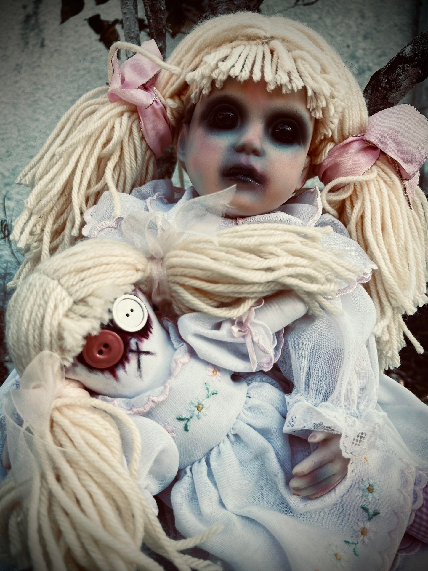 Meet Loise 20" Doll Porcelain Witchy Creepy Haunted Spirit Infected Scary Spooky Zombie Possessed Gothic Positive Energy Occult Gift Idea