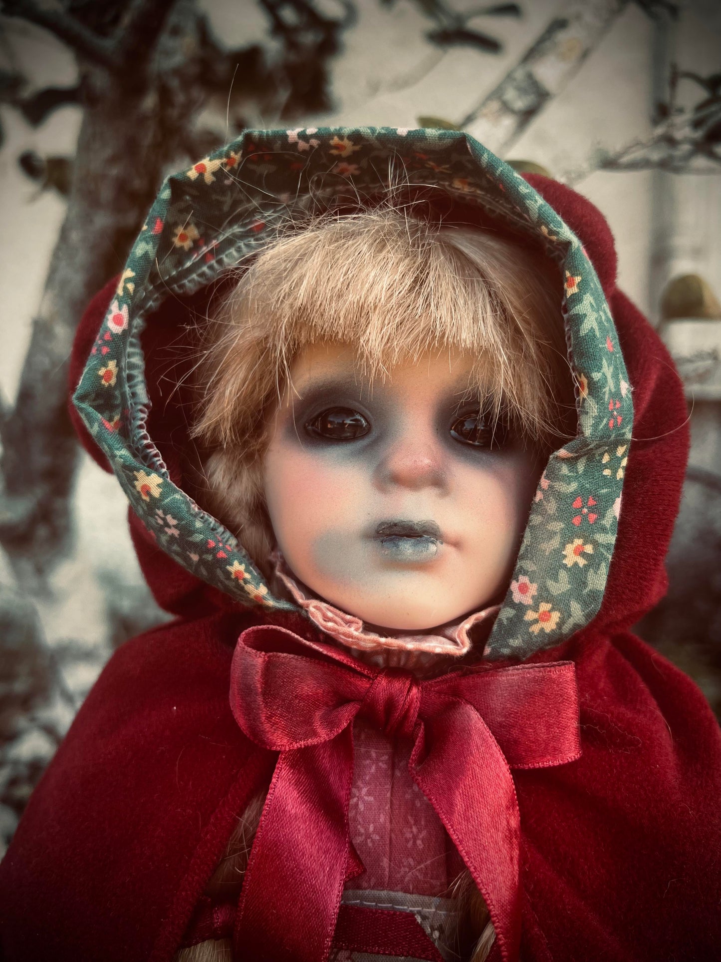 Meet Helana 16" Doll Porcelain Witchy Creepy Haunted Spirit Infected Scary Spooky Zombie Possessed Positive Energy Occult Gift Idea Vessel