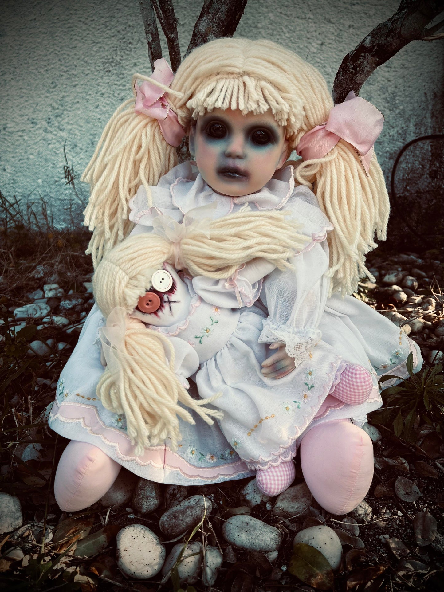 Meet Loise 20" Doll Porcelain Witchy Creepy Haunted Spirit Infected Scary Spooky Zombie Possessed Gothic Positive Energy Occult Gift Idea