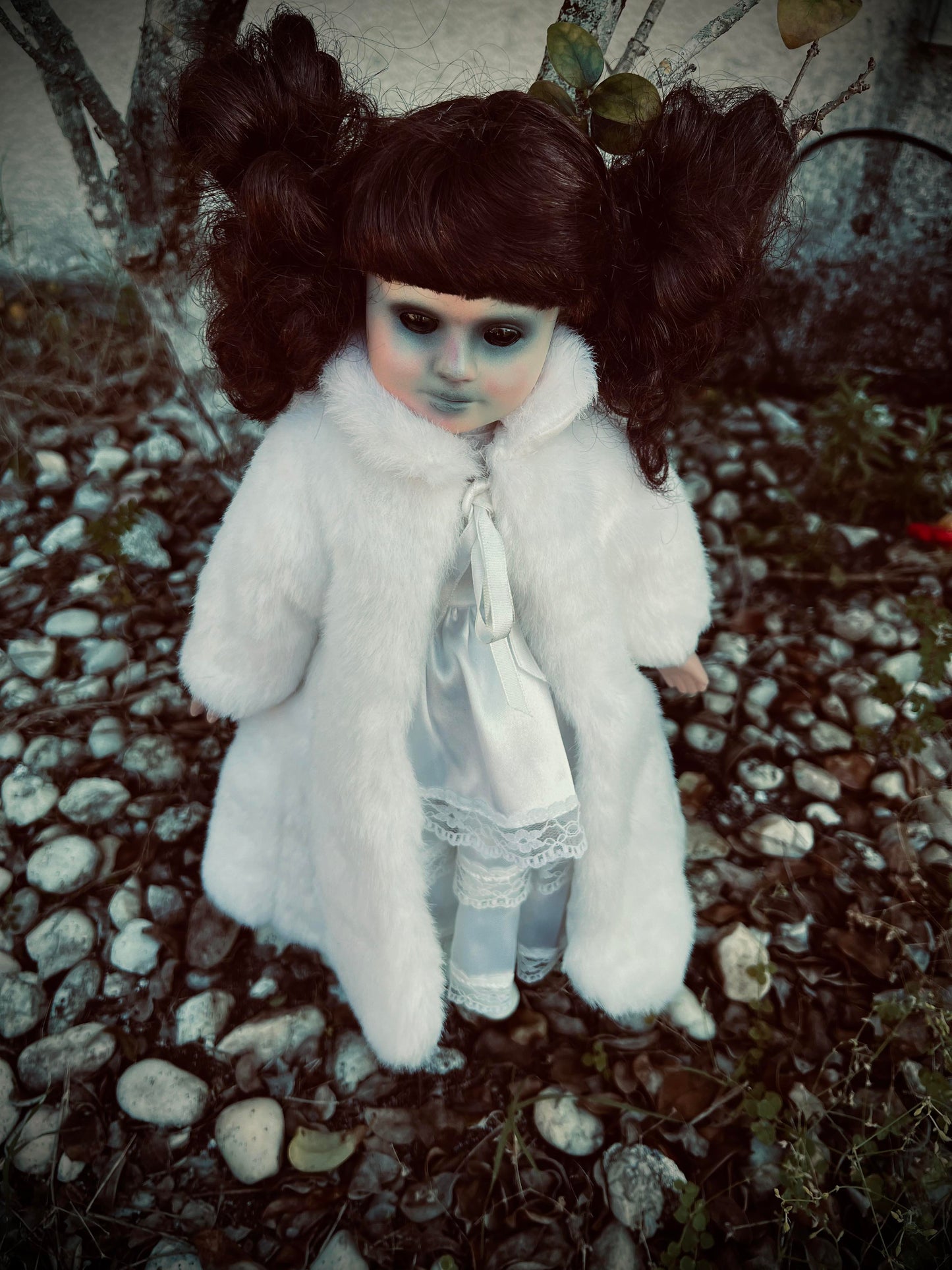 Meet Harper 17" Doll Porcelain Witchy Creepy Haunted Spirit Infected Scary Spooky Zombie Possessed  Positive Energy Occult Gift Idea Vessel