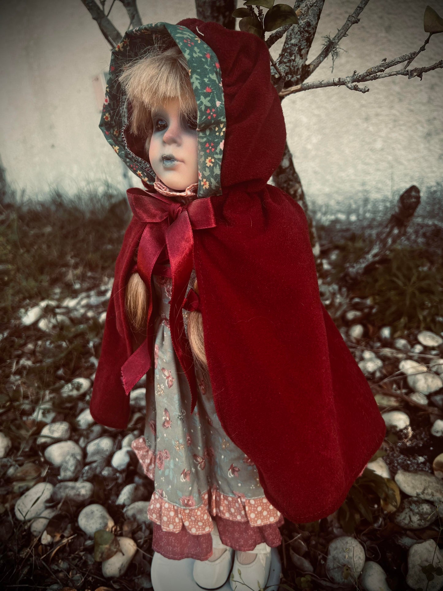 Meet Helana 16" Doll Porcelain Witchy Creepy Haunted Spirit Infected Scary Spooky Zombie Possessed Positive Energy Occult Gift Idea Vessel