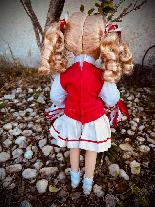 Meet Belinda 16" Doll Porcelain Witchy Creepy Haunted Spirit Infected Scary Spooky Zombie Possessed  Positive Energy Occult Cheerleader