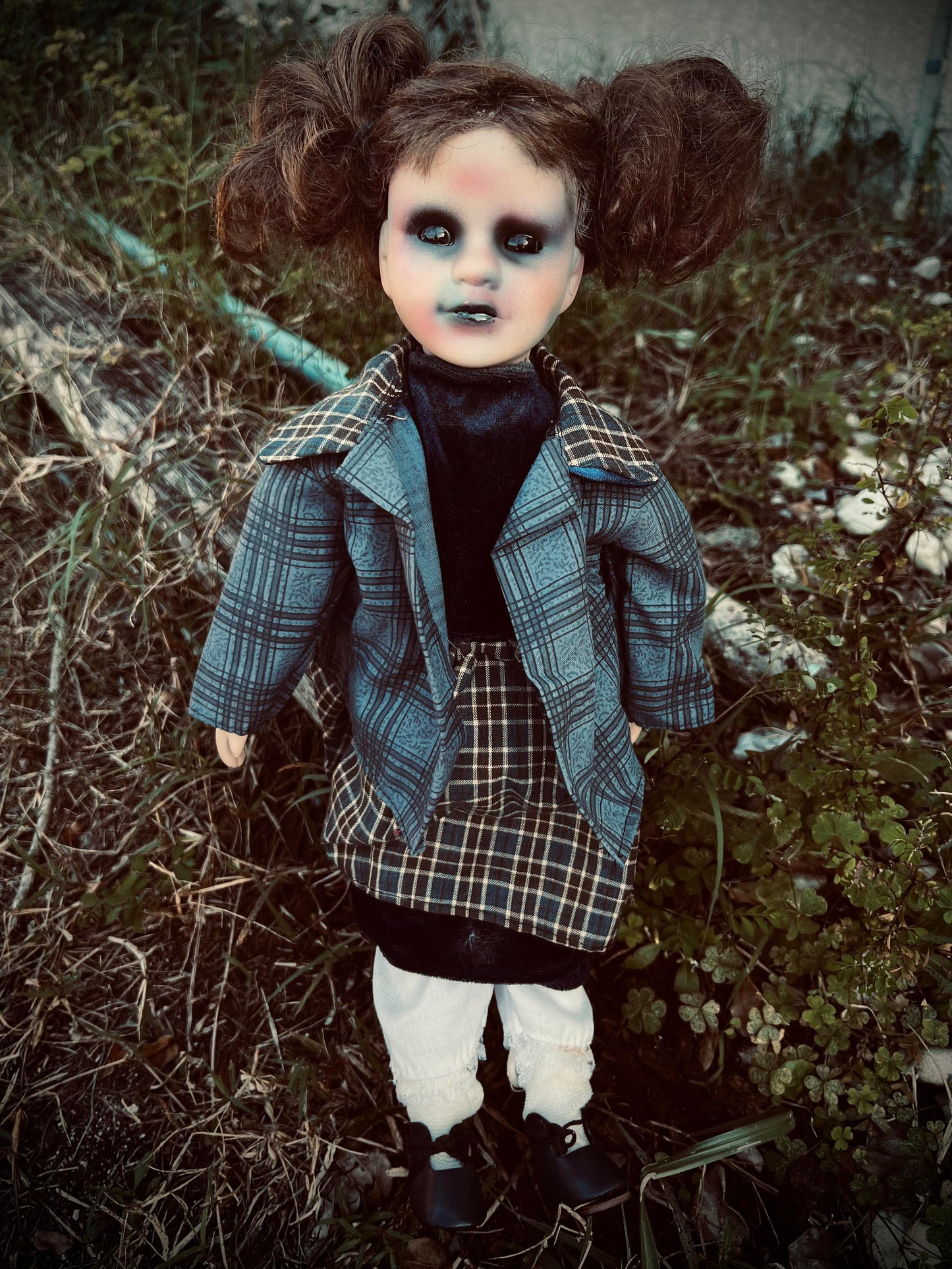 Meet Georgia 16" Doll Porcelain Witchy Creepy Haunted Spirit Infected Scary Spooky Zombie Possessed Positive Energy Occult Gift Idea Vessel