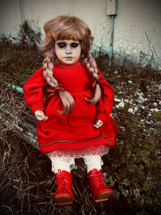 Meet Diane 16" Doll Porcelain Witchy Creepy Haunted Spirit Infected Scary Spooky Zombie Possessed  Positive Energy Occult Gift Idea Vessel