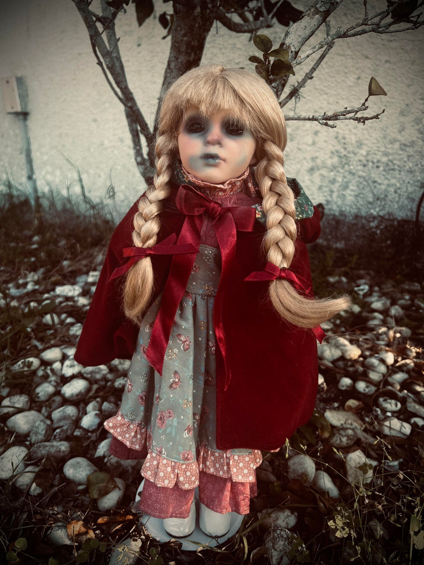 Meet Helana 16" Doll Porcelain Witchy Creepy Haunted Spirit Infected Scary Spooky Zombie Possessed Positive Energy Occult Gift Idea Vessel