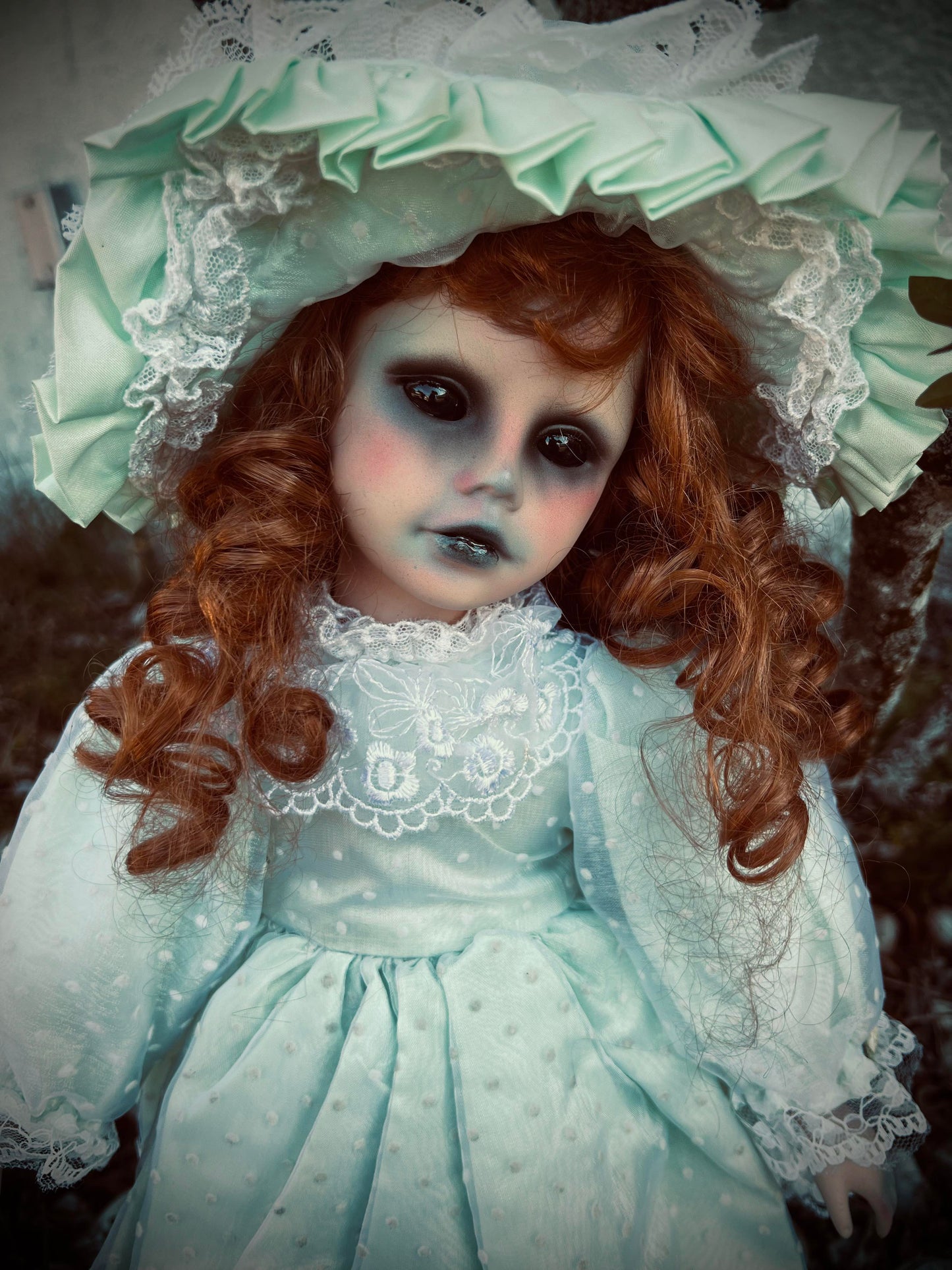 Meet Estella 18" Doll Porcelain Witchy Creepy Haunted Spirit Infected Scary Spooky Zombie Possessed  Positive Energy Occult Gift Idea Vessel