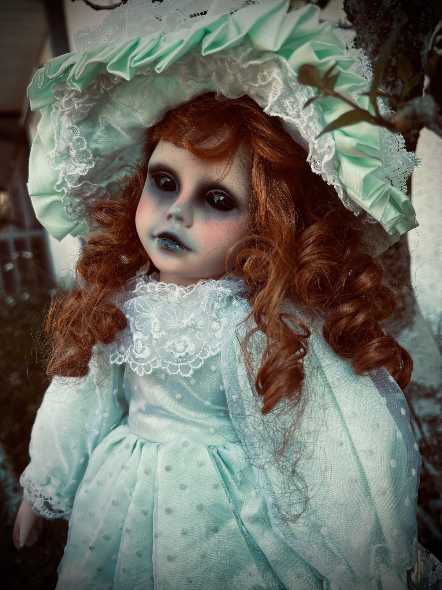 Meet Estella 18" Doll Porcelain Witchy Creepy Haunted Spirit Infected Scary Spooky Zombie Possessed  Positive Energy Occult Gift Idea Vessel