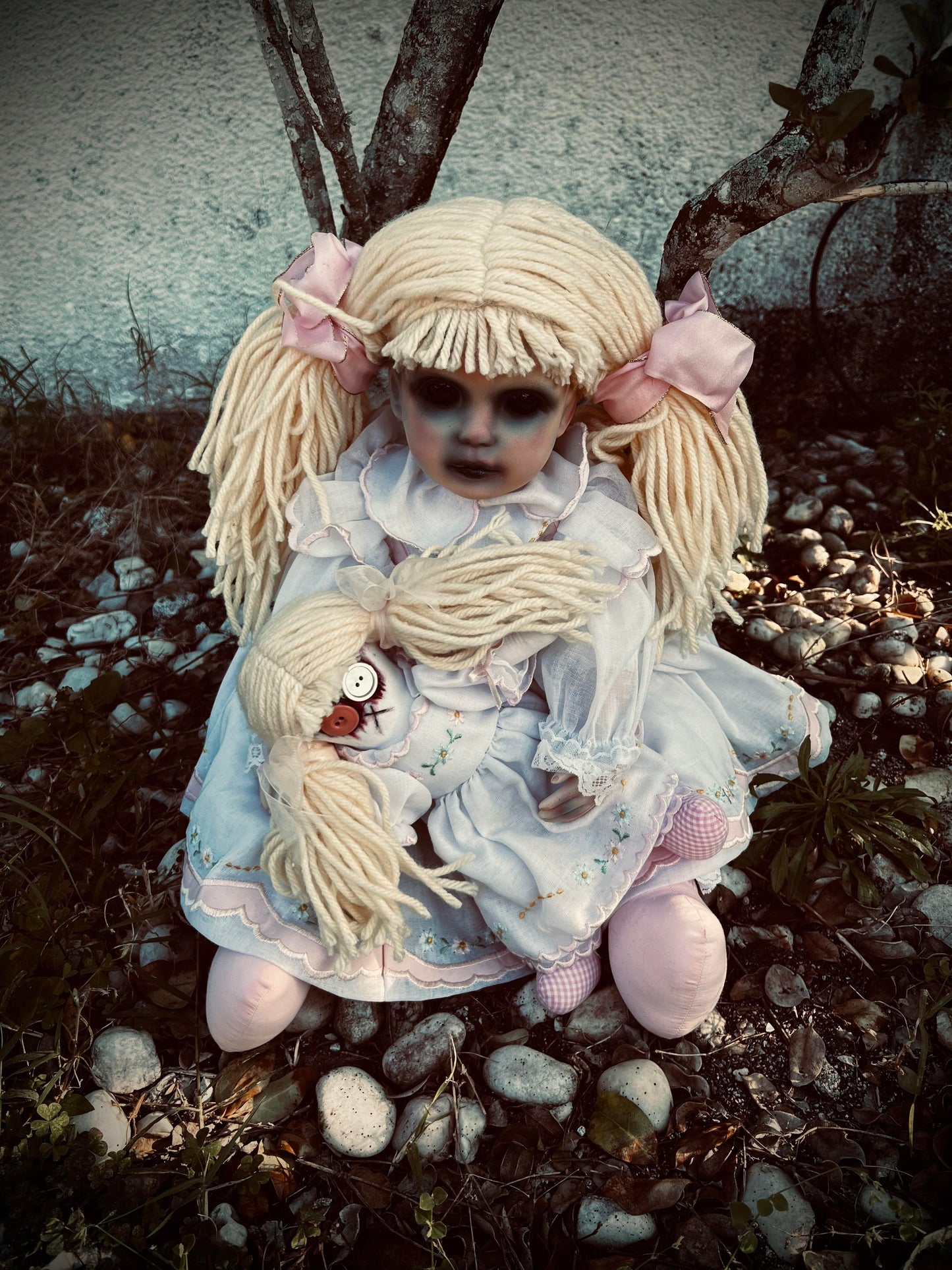 Meet Loise 20" Doll Porcelain Witchy Creepy Haunted Spirit Infected Scary Spooky Zombie Possessed Gothic Positive Energy Occult Gift Idea