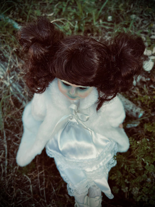 Meet Harper 17" Doll Porcelain Witchy Creepy Haunted Spirit Infected Scary Spooky Zombie Possessed  Positive Energy Occult Gift Idea Vessel