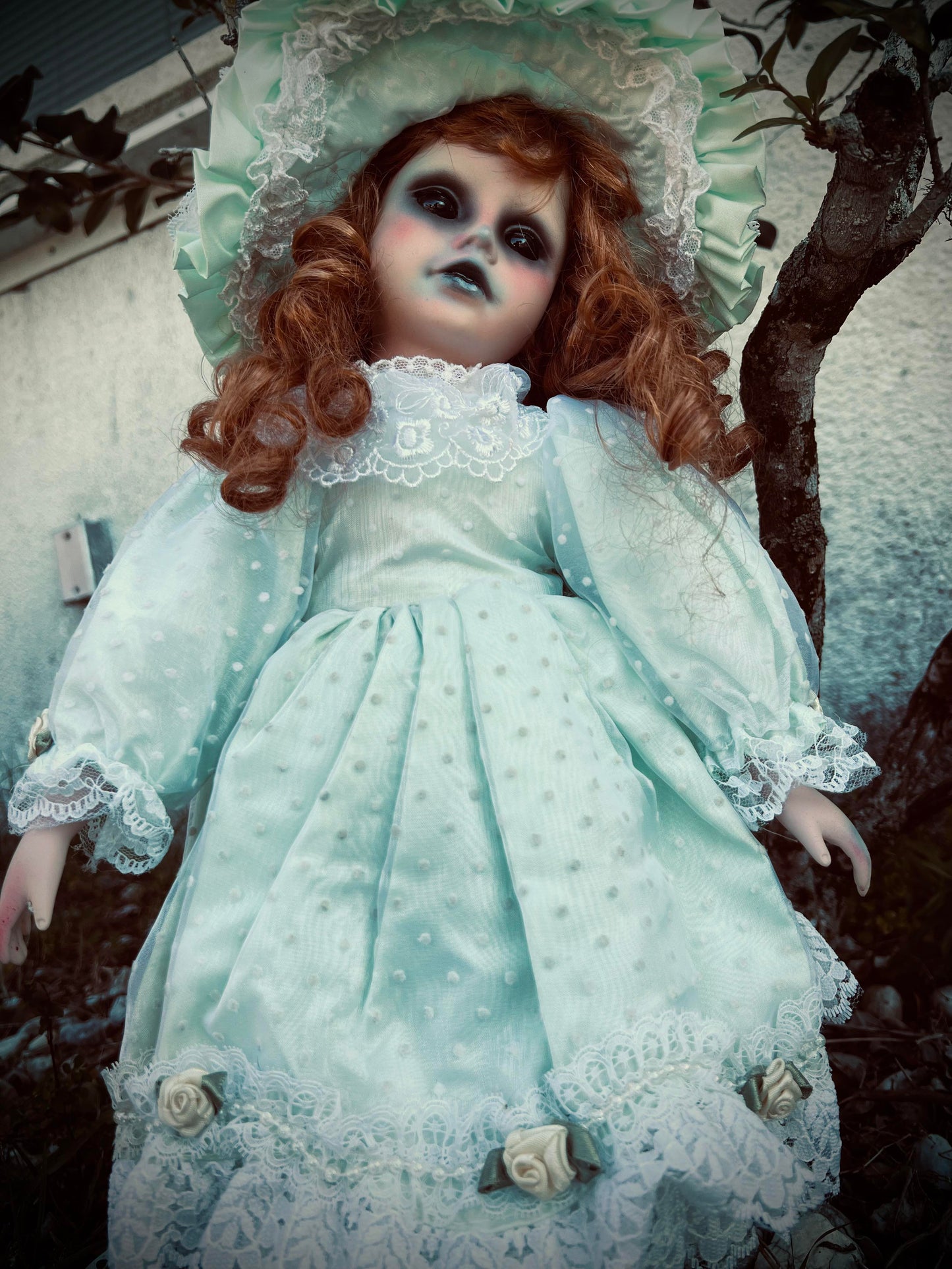 Meet Estella 18" Doll Porcelain Witchy Creepy Haunted Spirit Infected Scary Spooky Zombie Possessed  Positive Energy Occult Gift Idea Vessel