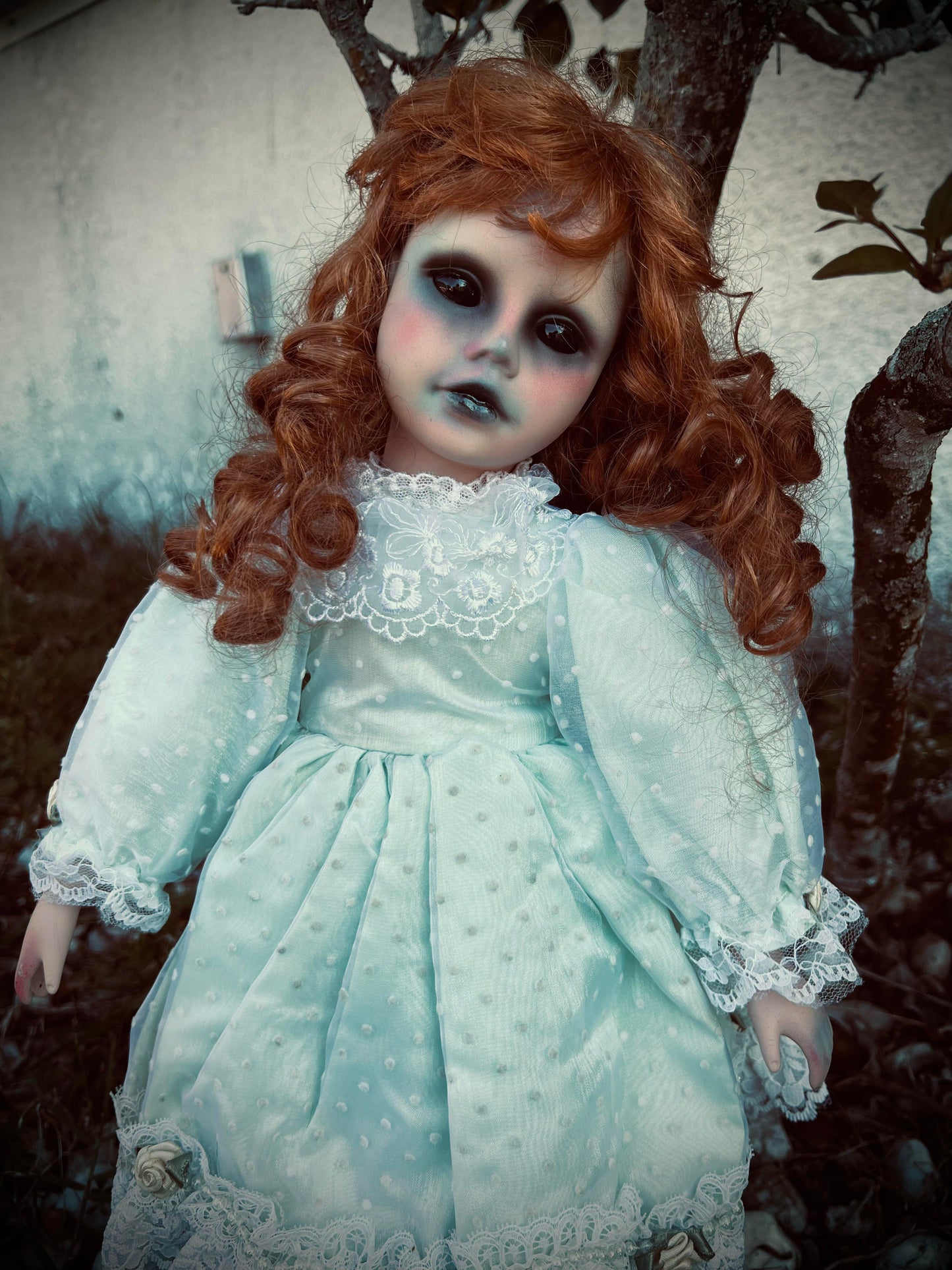 Meet Estella 18" Doll Porcelain Witchy Creepy Haunted Spirit Infected Scary Spooky Zombie Possessed  Positive Energy Occult Gift Idea Vessel