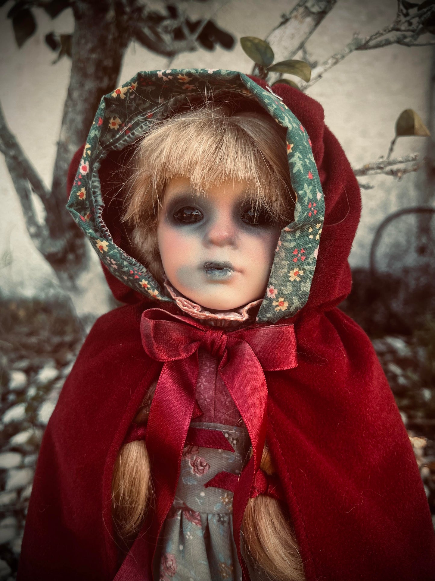 Meet Helana 16" Doll Porcelain Witchy Creepy Haunted Spirit Infected Scary Spooky Zombie Possessed Positive Energy Occult Gift Idea Vessel