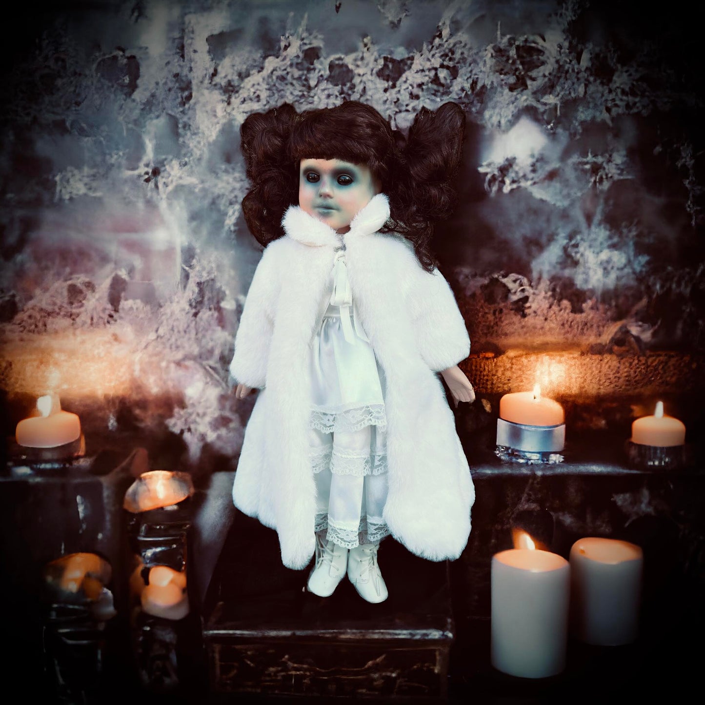 Meet Harper 17" Doll Porcelain Witchy Creepy Haunted Spirit Infected Scary Spooky Zombie Possessed  Positive Energy Occult Gift Idea Vessel