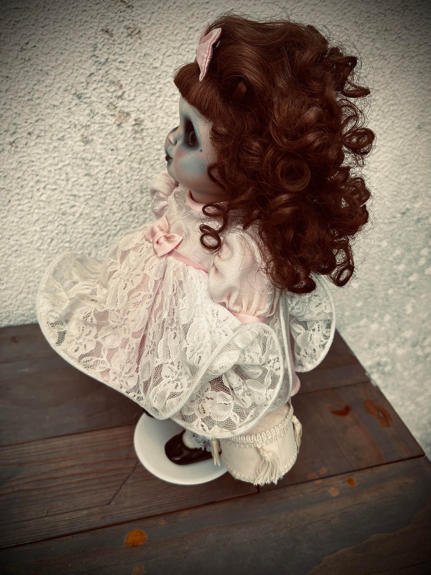 Meet Emilia 15" Doll Porcelain Zombie Undead Witchy Creepy Haunted Spirit Infected Scary Spooky Possessed Positive Oddity Gift Idea