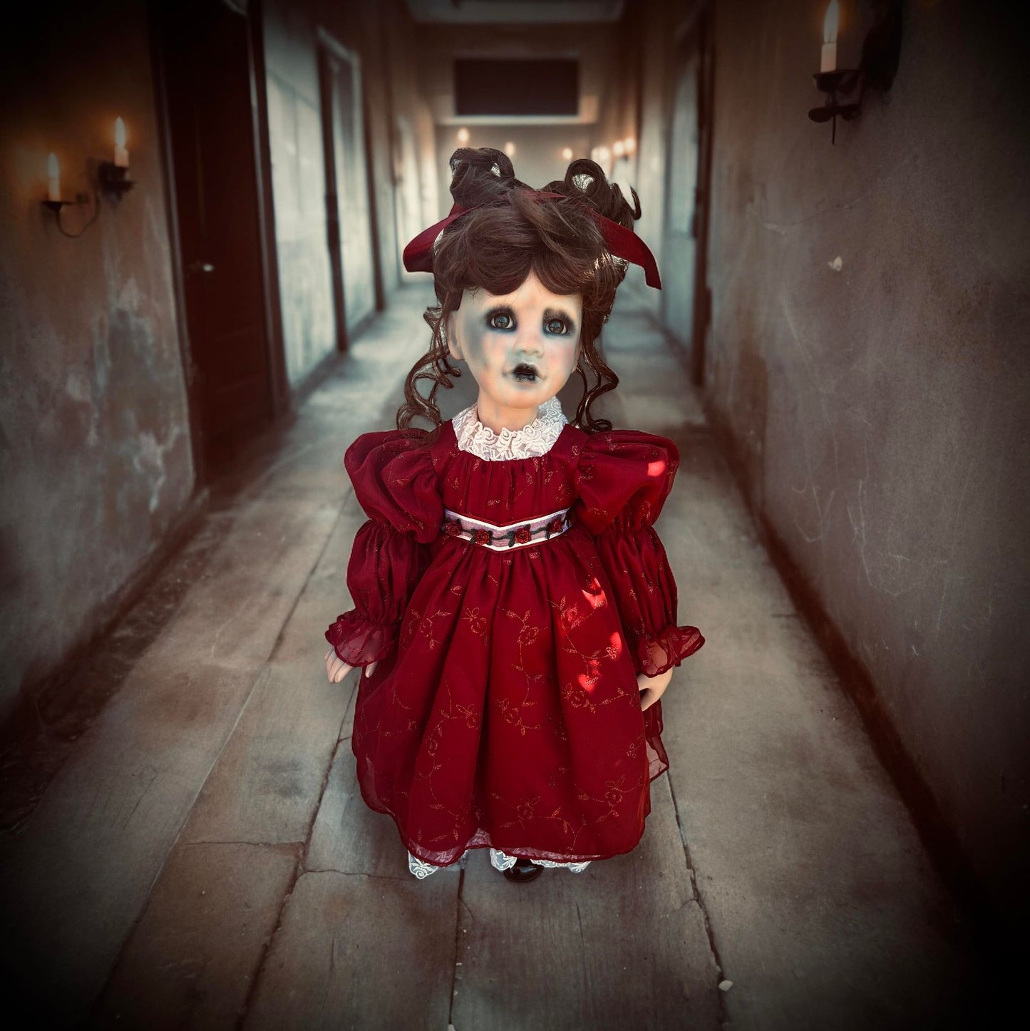 Meet Valentina 26" Large Doll Porcelain Zombie Undead Witchy Creepy Haunted Spirit Infected Scary Spooky Possessed Positive Oddity Gift Idea