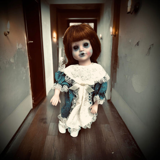 Meet Willow 14" Doll Porcelain Zombie Undead Witchy Creepy Haunted Spirit Infected Scary Spooky Possessed Positive Oddity Gift Idea