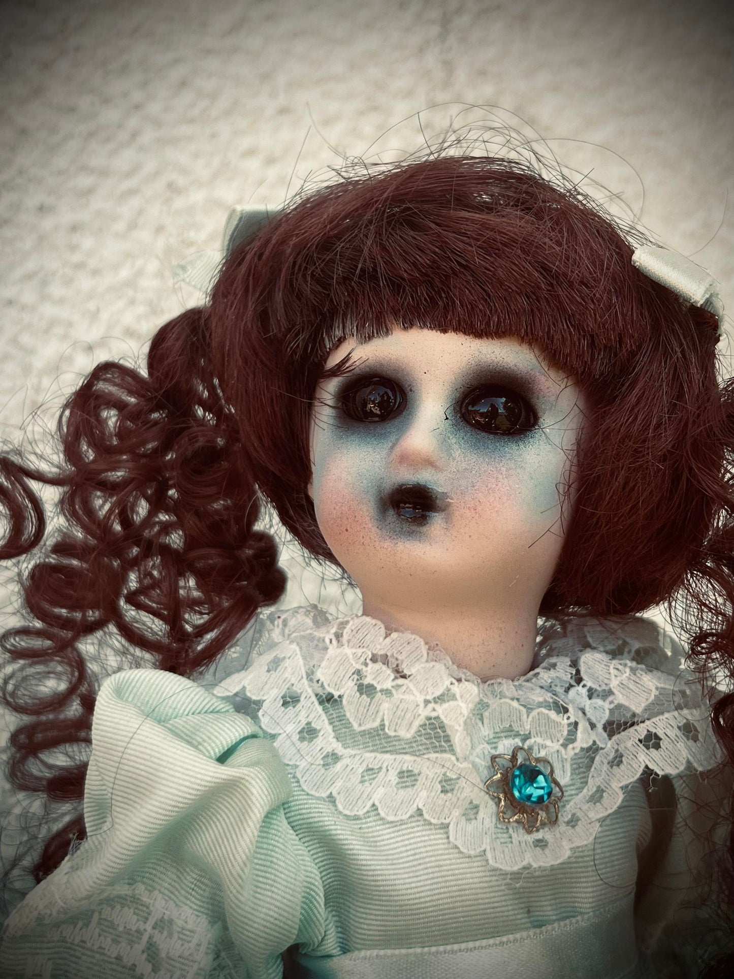 Meet Lucy 10" Mini Doll Porcelain Zombie Undead Witchy Creepy Haunted Spirit Infected Scary Spooky Possessed Positive Oddity Gift Idea