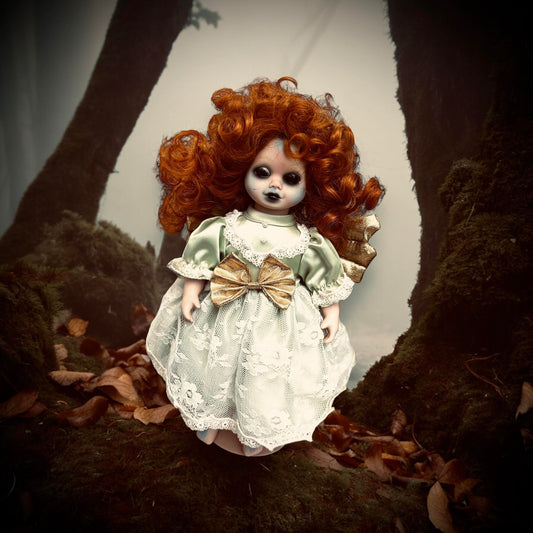 Meet Zoe 11" Doll Porcelain Mini Haunt Zombie Undead Witchy Creepy Haunted Spirit Infected Scary Spooky Possessed Positive Oddity Gift