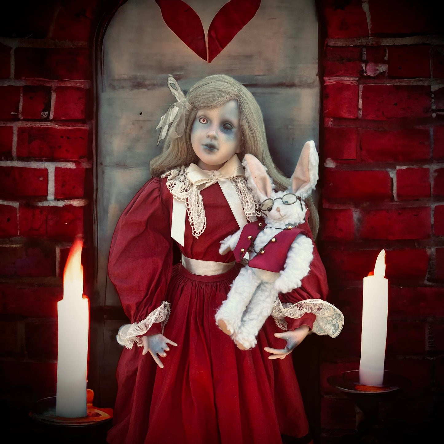 Meet Helana 30" Doll Porcelain Alice In The Wonderland Inspired Witchy Creepy Haunted Spirit Scary Spooky Oddity Possessed Positive Energy