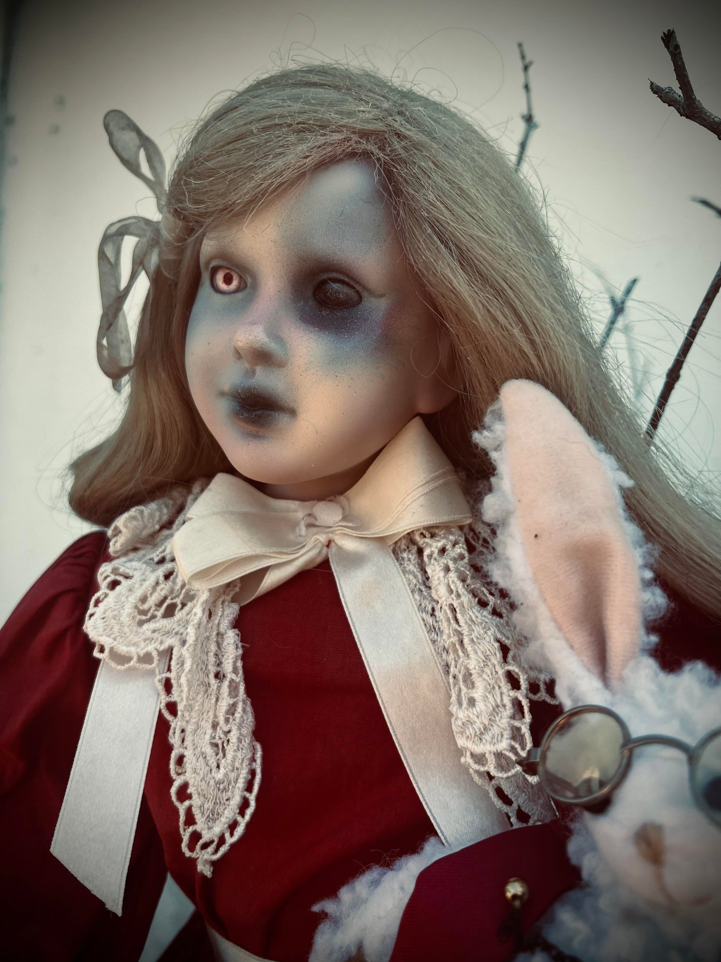 Meet Helana 30" Doll Porcelain Alice In The Wonderland Inspired Witchy Creepy Haunted Spirit Scary Spooky Oddity Possessed Positive Energy