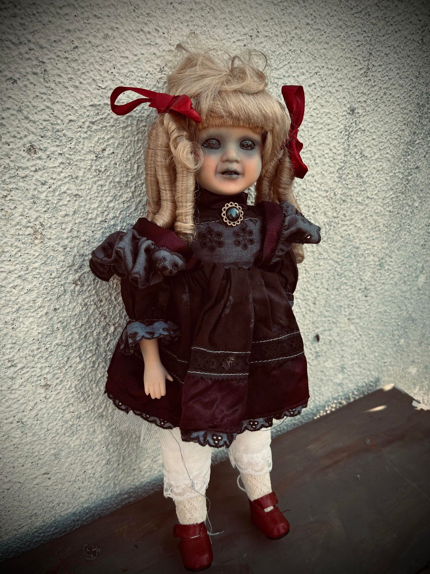 Meet Eleanor " Doll Porcelain Zombie Undead Witchy Creepy Haunted Spirit Infected Scary Spooky Possessed Positive Oddity Gift Idea