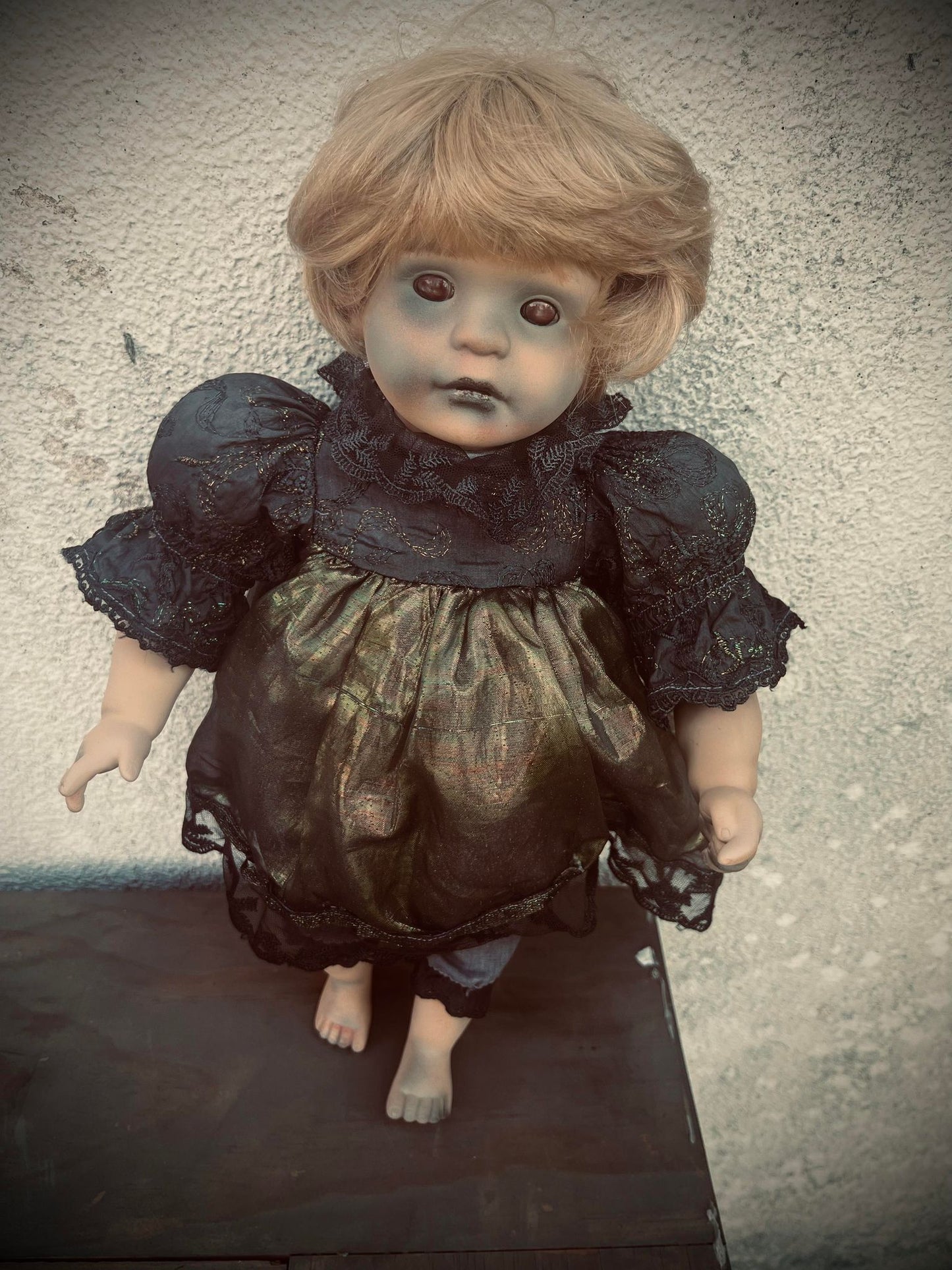 Meet Mia 16" Doll Porcelain Zombie Undead Witchy Creepy Haunted Spirit Infected Scary Spooky Possessed Positive Oddity Gift Idea