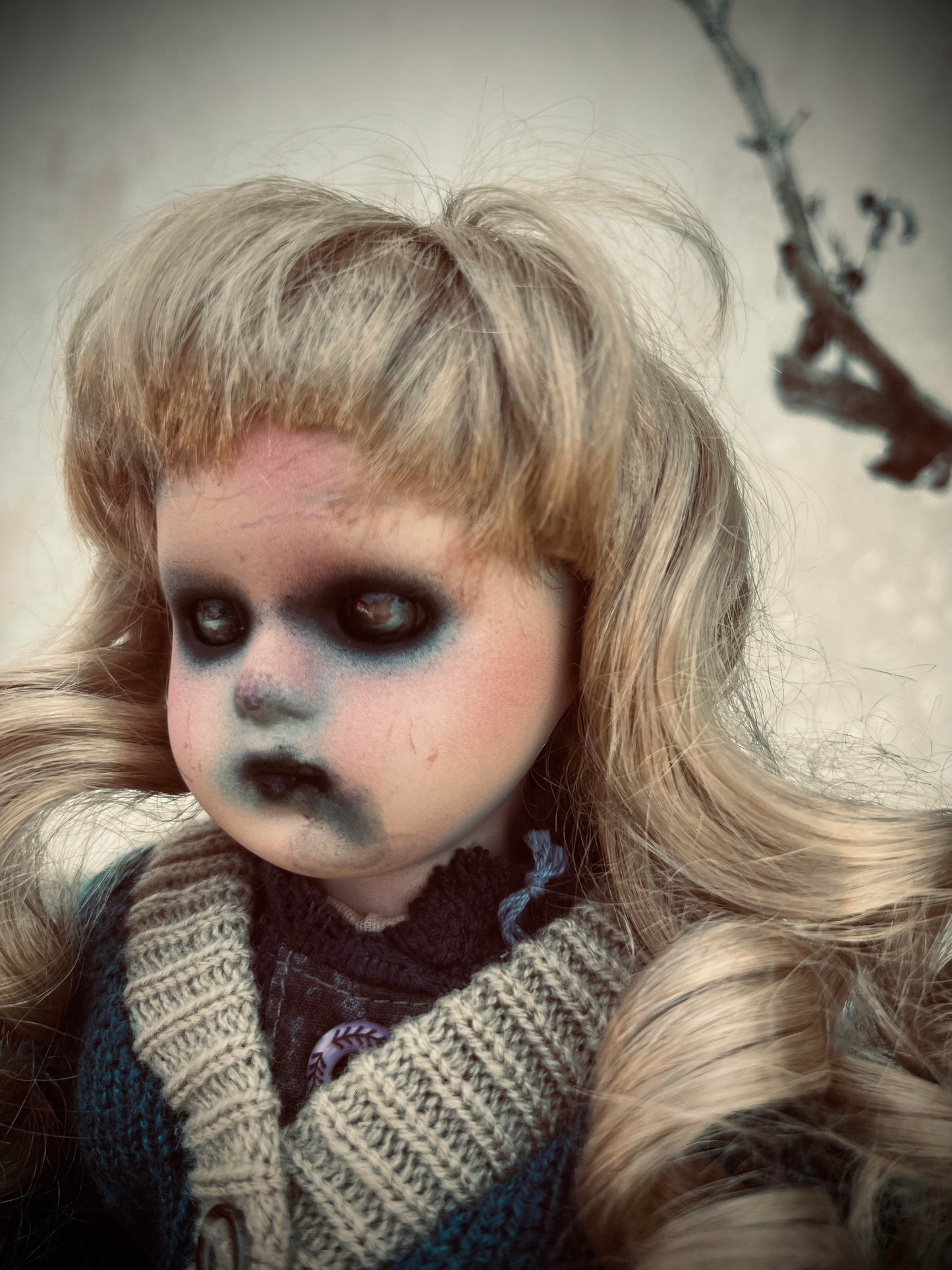 Meet Adelina 16" Doll Porcelain Witchy Creepy Haunted Spirit Infected Scary Spooky Zombie Possessed Positive Energy Oddity Gift Idea Vessel