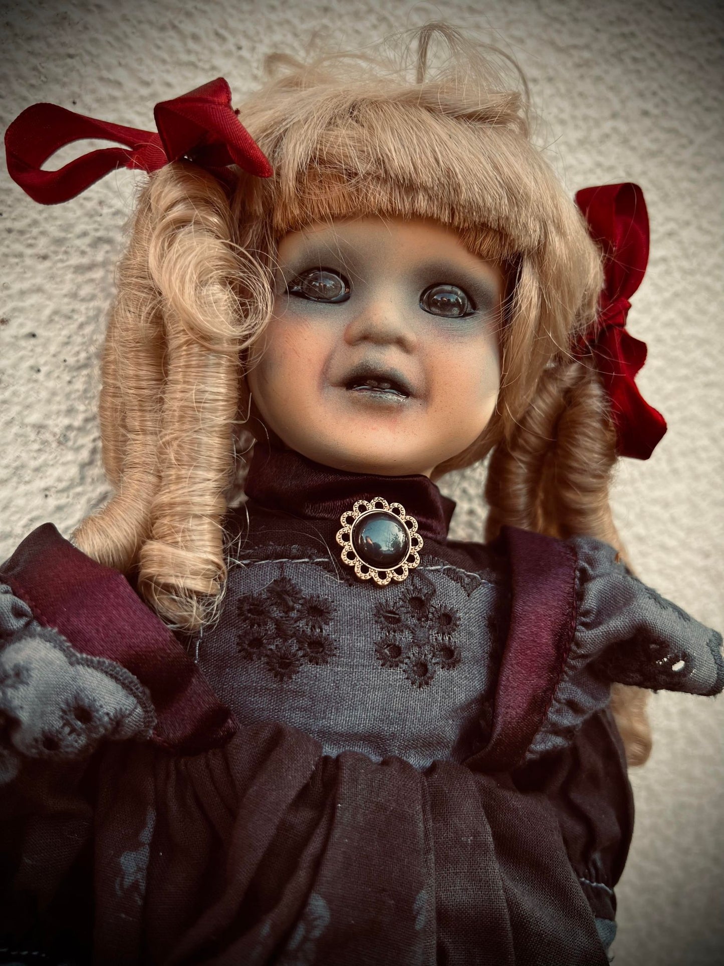 Meet Eleanor " Doll Porcelain Zombie Undead Witchy Creepy Haunted Spirit Infected Scary Spooky Possessed Positive Oddity Gift Idea