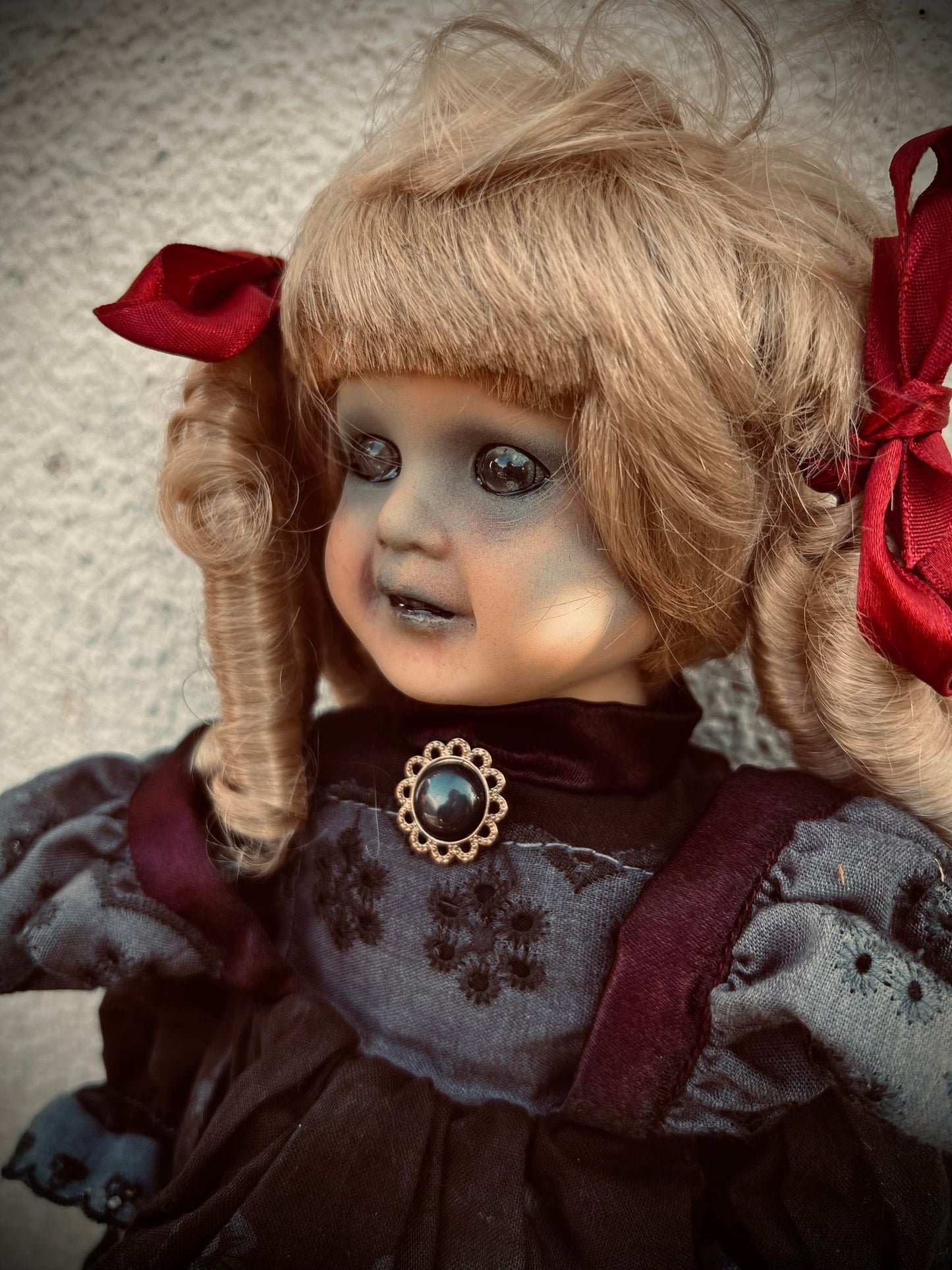 Meet Eleanor " Doll Porcelain Zombie Undead Witchy Creepy Haunted Spirit Infected Scary Spooky Possessed Positive Oddity Gift Idea