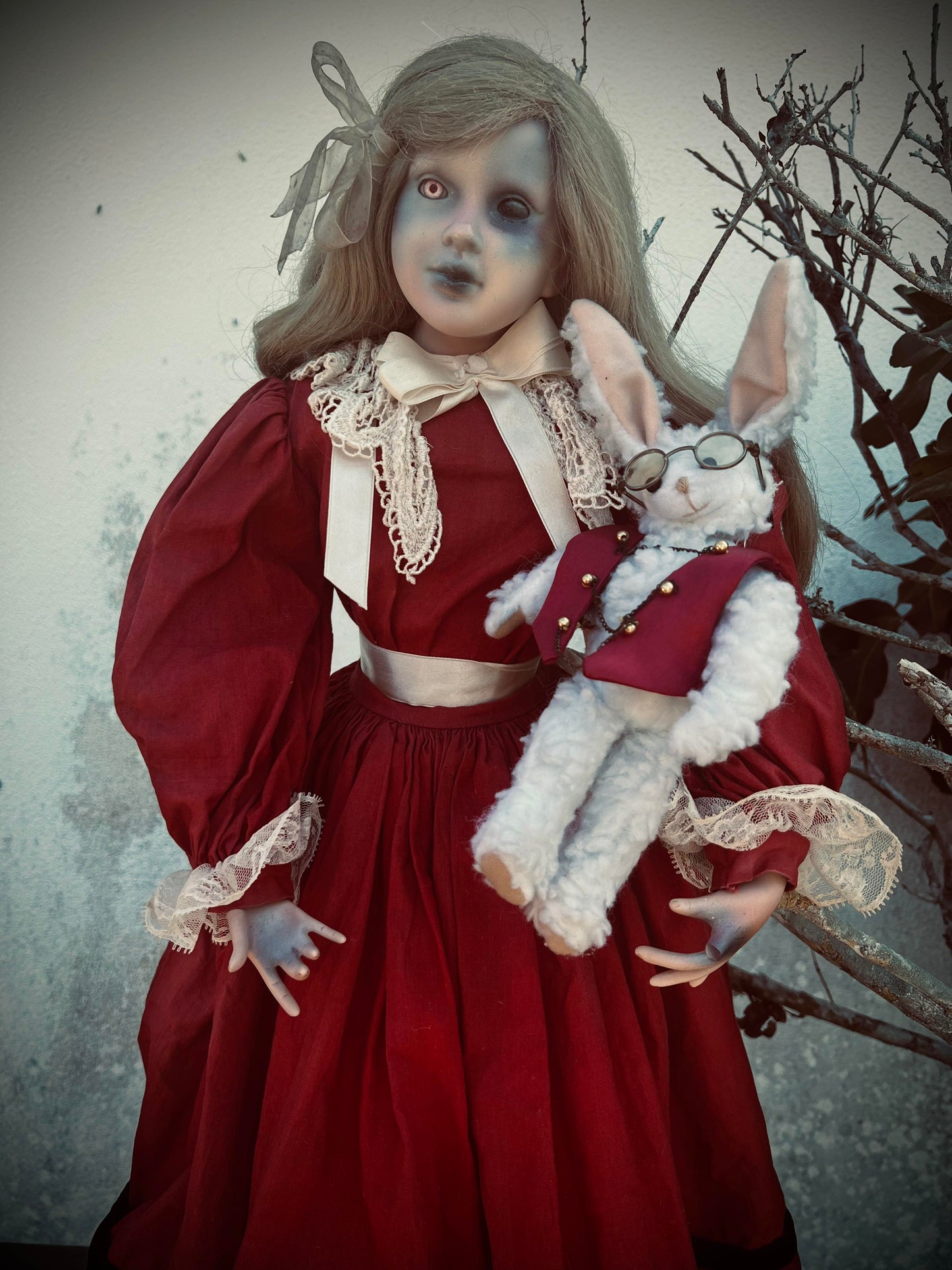 Meet Helana 30" Doll Porcelain Alice In The Wonderland Inspired Witchy Creepy Haunted Spirit Scary Spooky Oddity Possessed Positive Energy