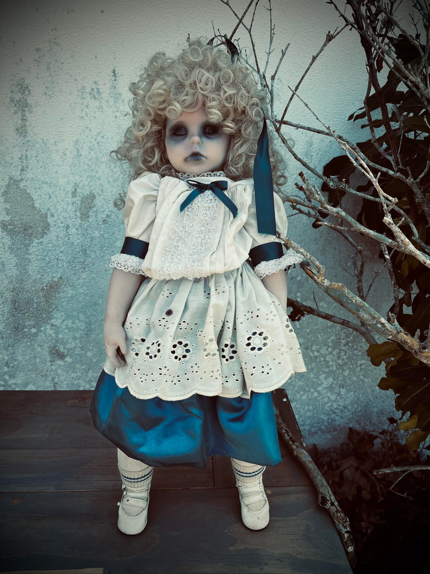 Meet Josie 30" Doll Porcelain Witchy Creepy Haunted Spirit Infected Scary Spooky Zombie Possessed Positive Energy Oddity Gift Idea Vessel